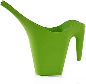 8 Pack Toucan Watering Can, Modern Elegant Design, Perfect for House Plants and Flowers, 2 Liter, Green lime((Similar Style ))