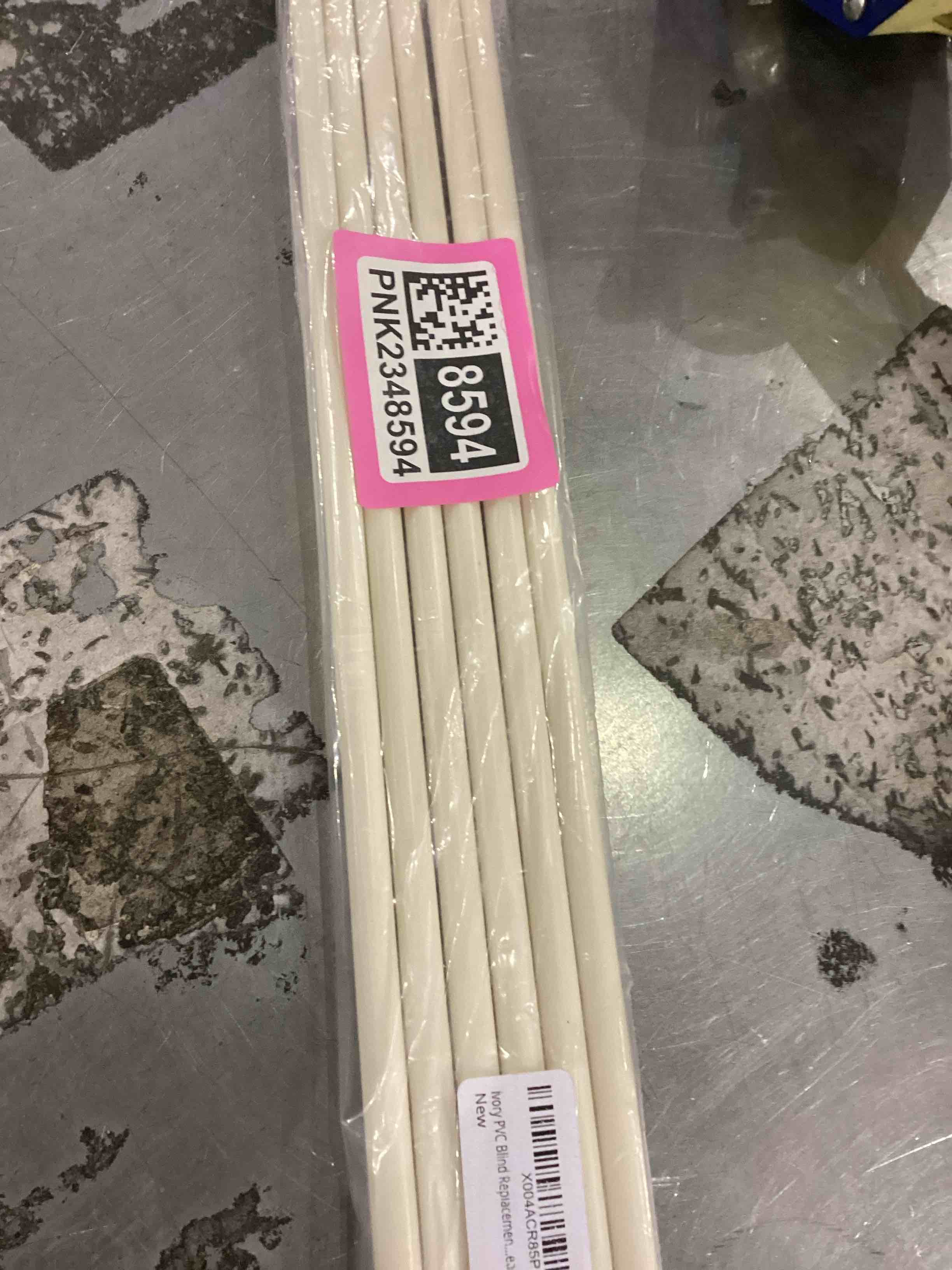 Clear PVC Blind Replacement Wand - Integrated Tip - Not Suitable for Curtains - Great to Tilt Open Hard to Reach Blinds (5 Pack - 24"") 24 Clear 5 pack