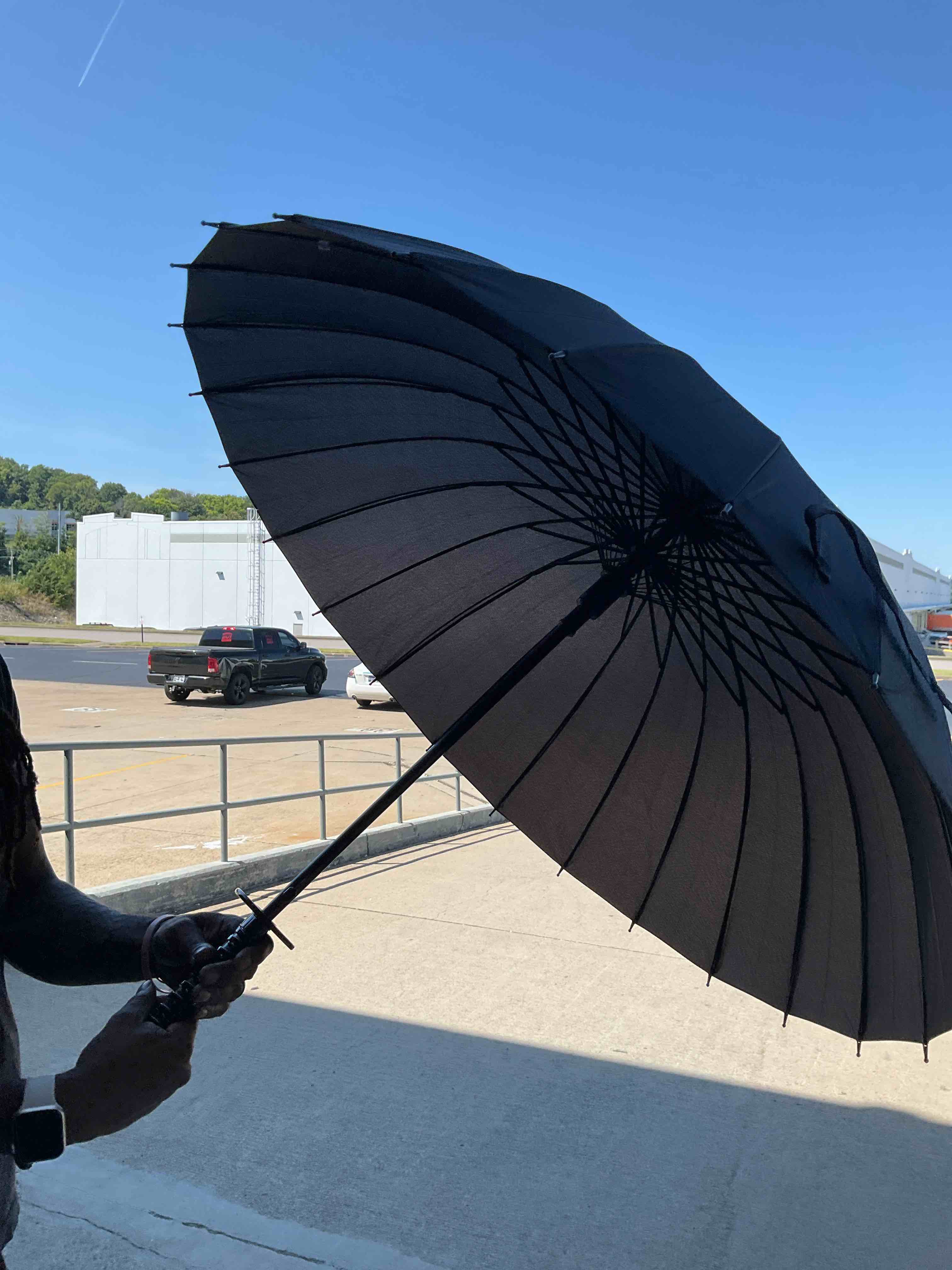 Sword Long Black Umbrella 