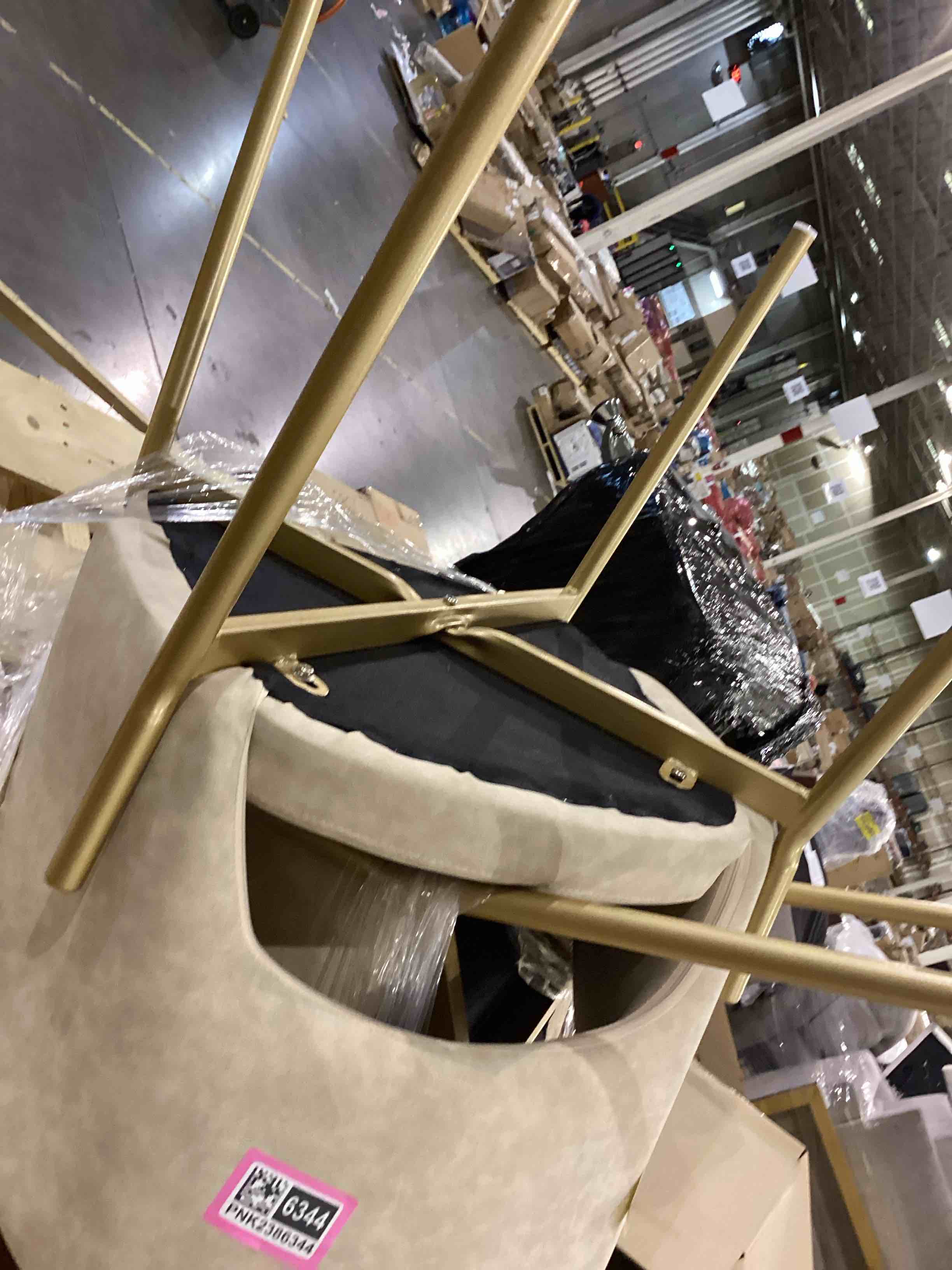 set of 3 cushioned chairs