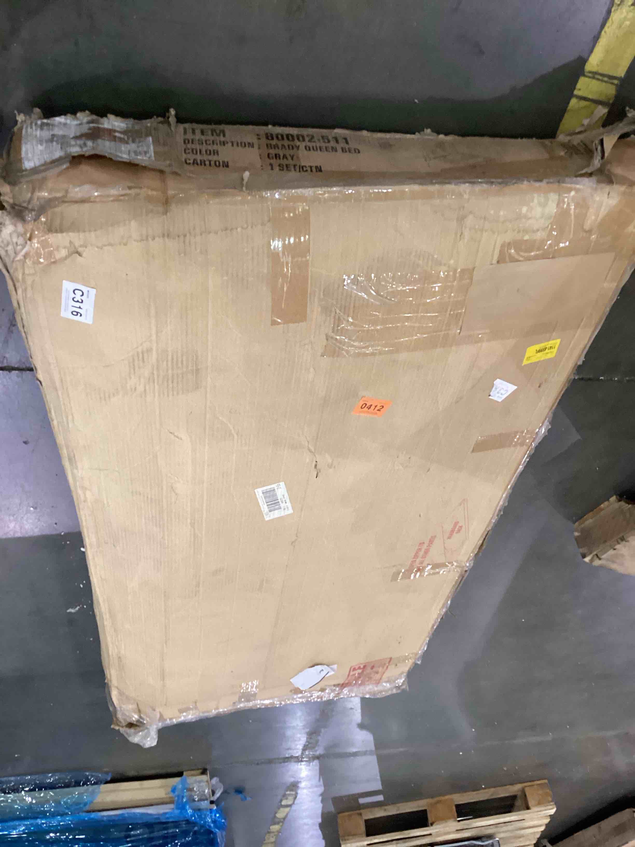 Brady Queen bed parts 