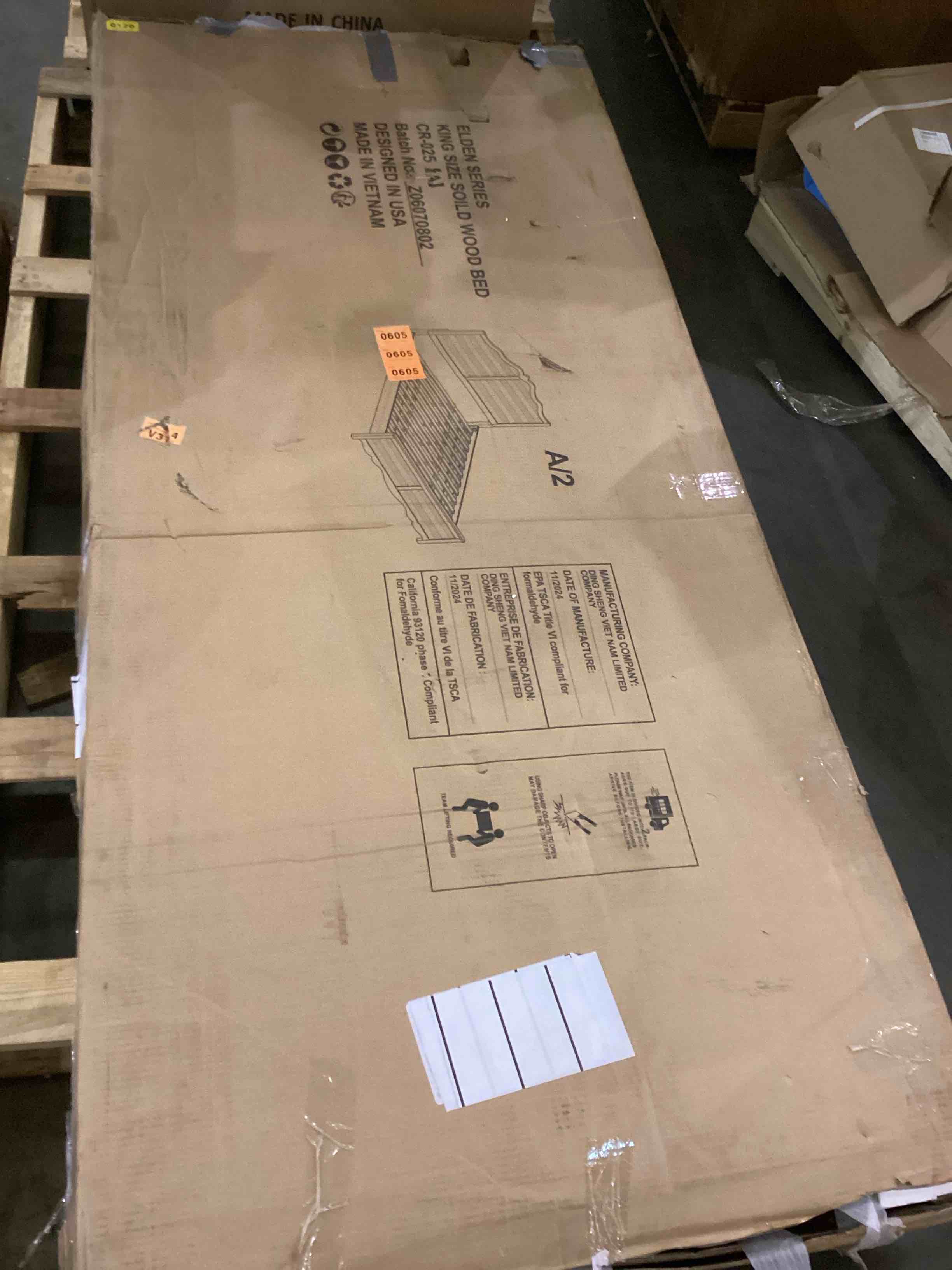 king size wood bed frame