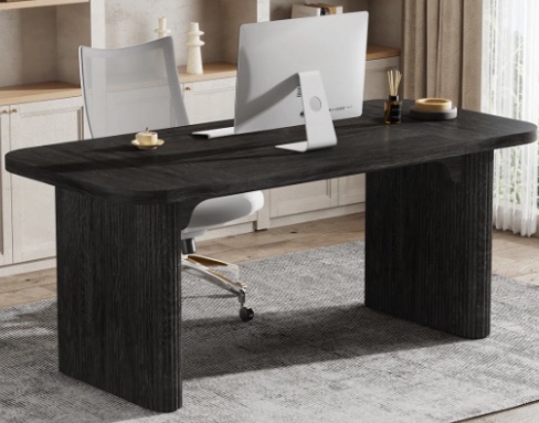 Girace 62.99' W Modern Simple Executive Computer Desk 