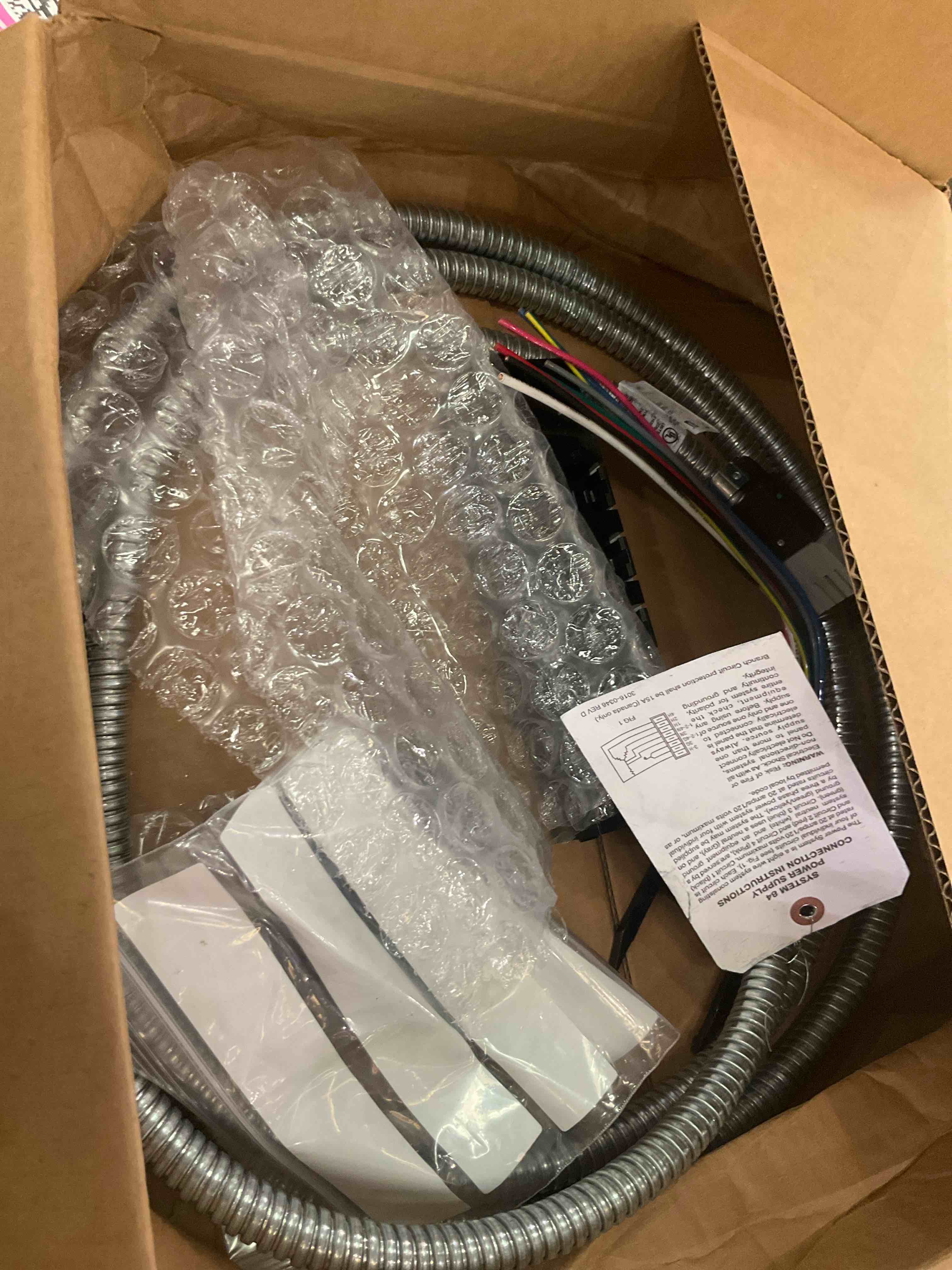 SYSTEM 84 POWER SUPPLY CONNECTION utensils 