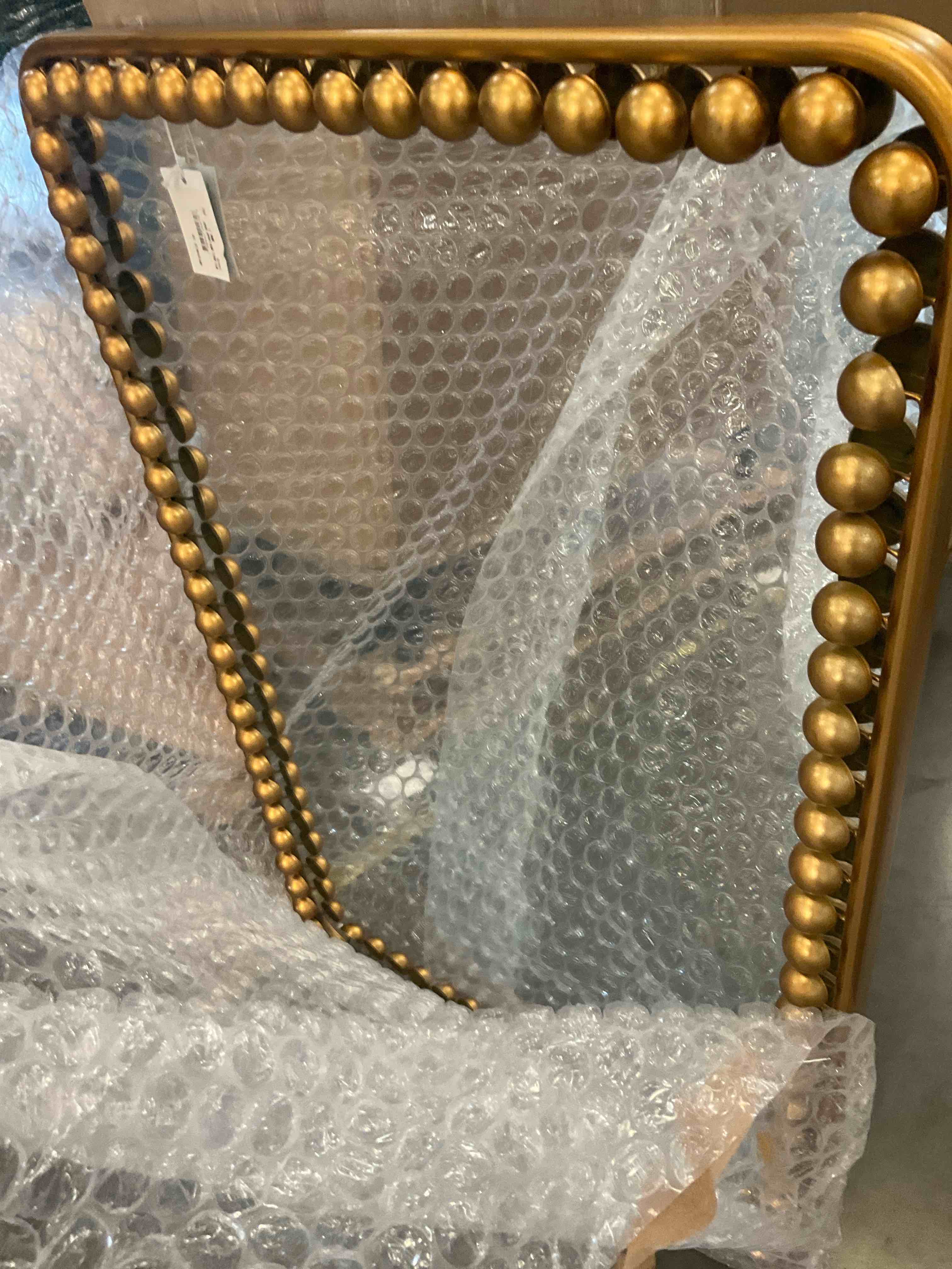 Metal Wall Mirror Gold - Medium