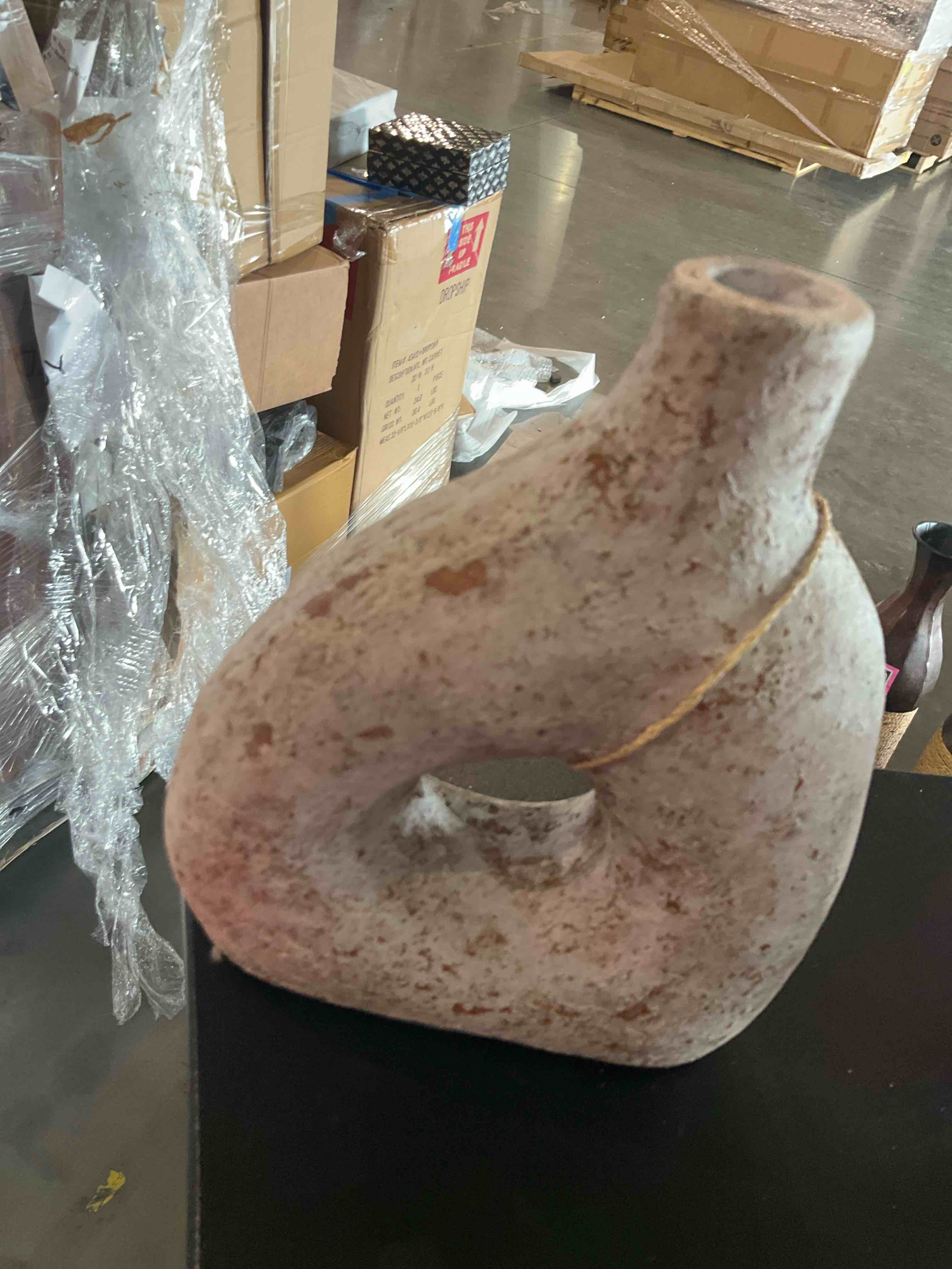 textured vase 