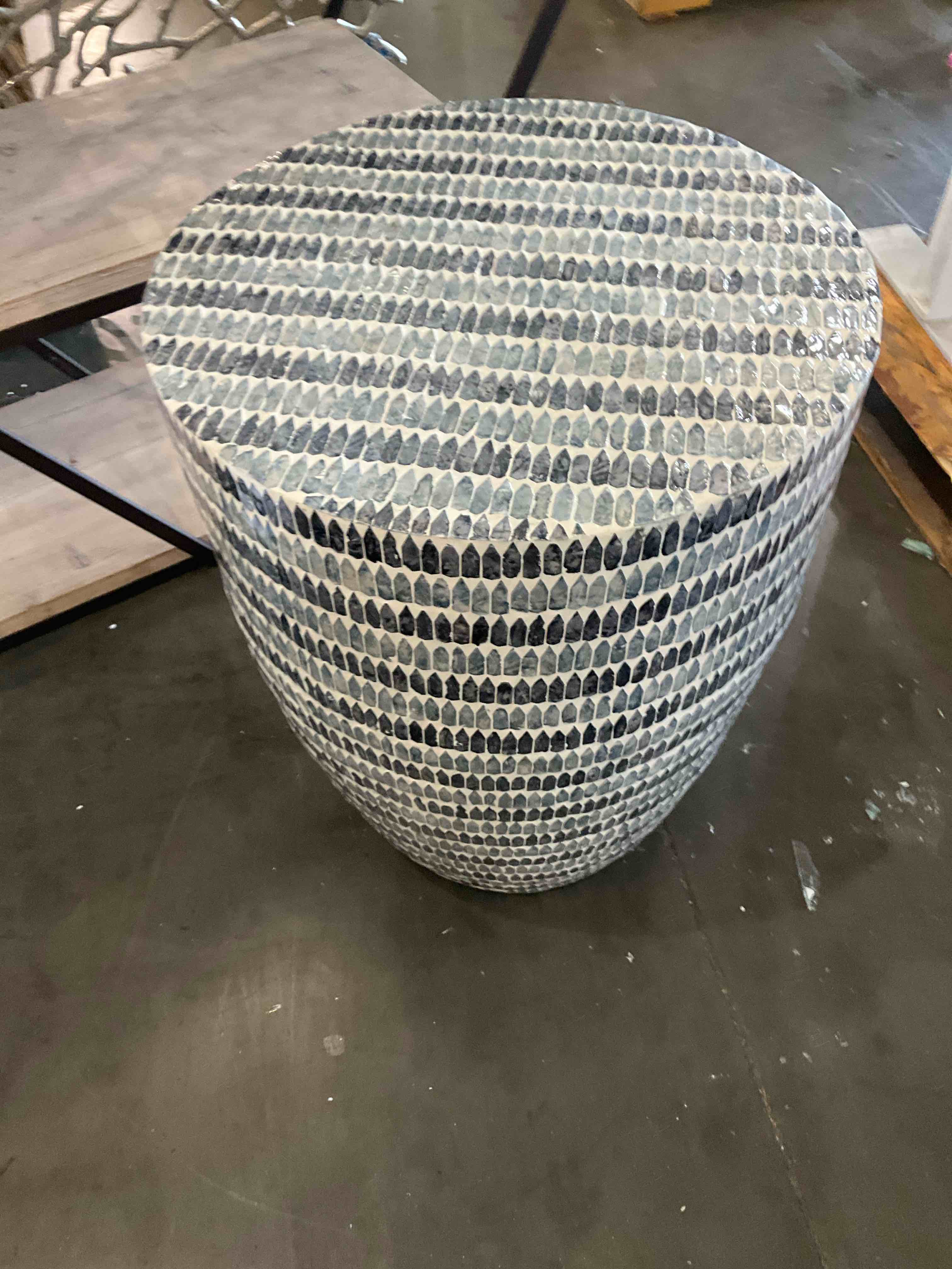 drum accent table 