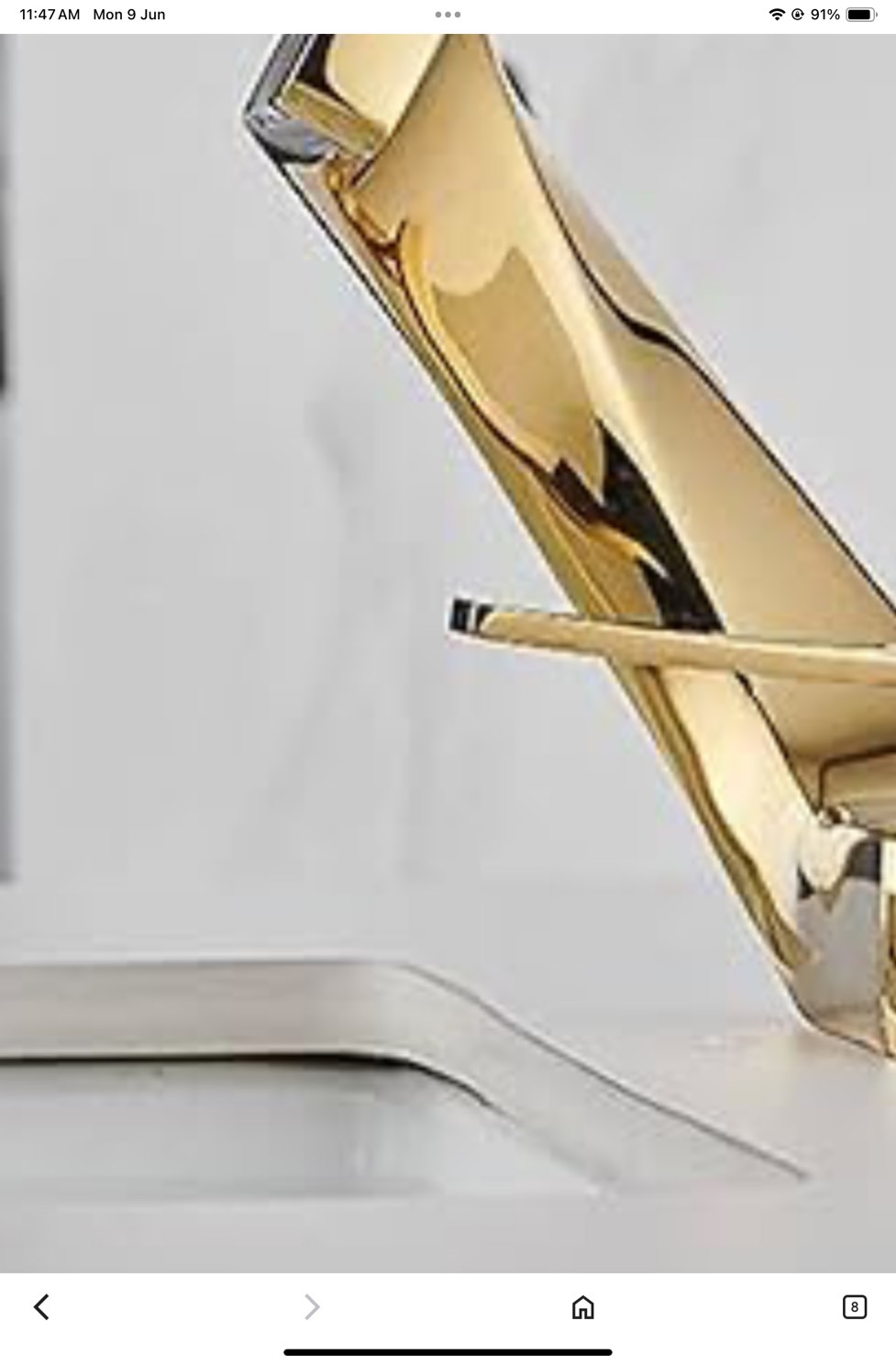 Faucet, Faucets,Waterfall Basin Mixer Tap Brass Hot and Cold Water Tap for Bathroom Sin