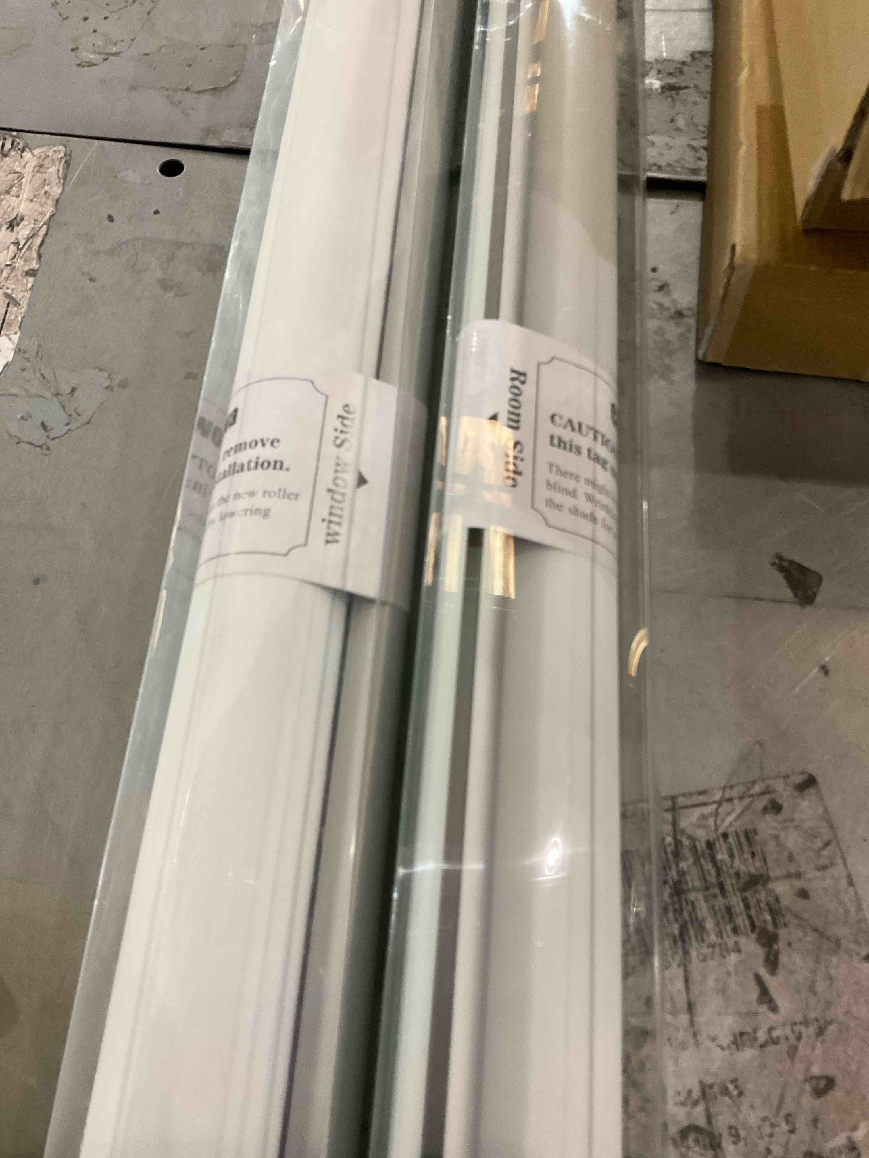ChrisDowa 100% Blackout Roller Shade, Window Blind with Thermal Insulated, UV Protection Fabric. Total Blackout Roller Blind for Office and Home. Easy to Install. White,40" W x 72" H