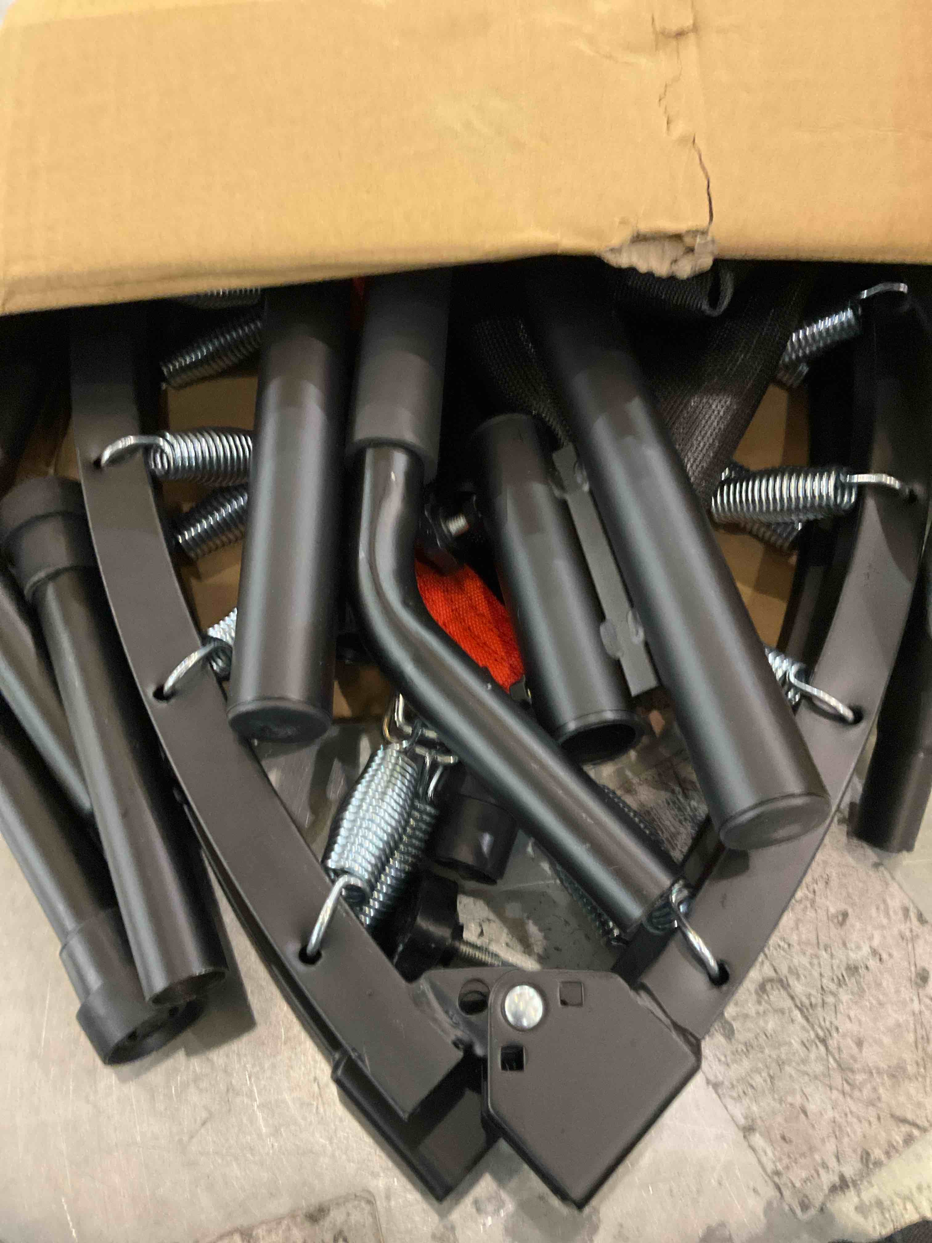 40"/48" Foldable Mini Trampoline for Adults 450/600 LB Rebounder Trampoline with Adjustable Foam Handle for Home Gym Small Exercise Trampoline for Indoor or Garden Workout