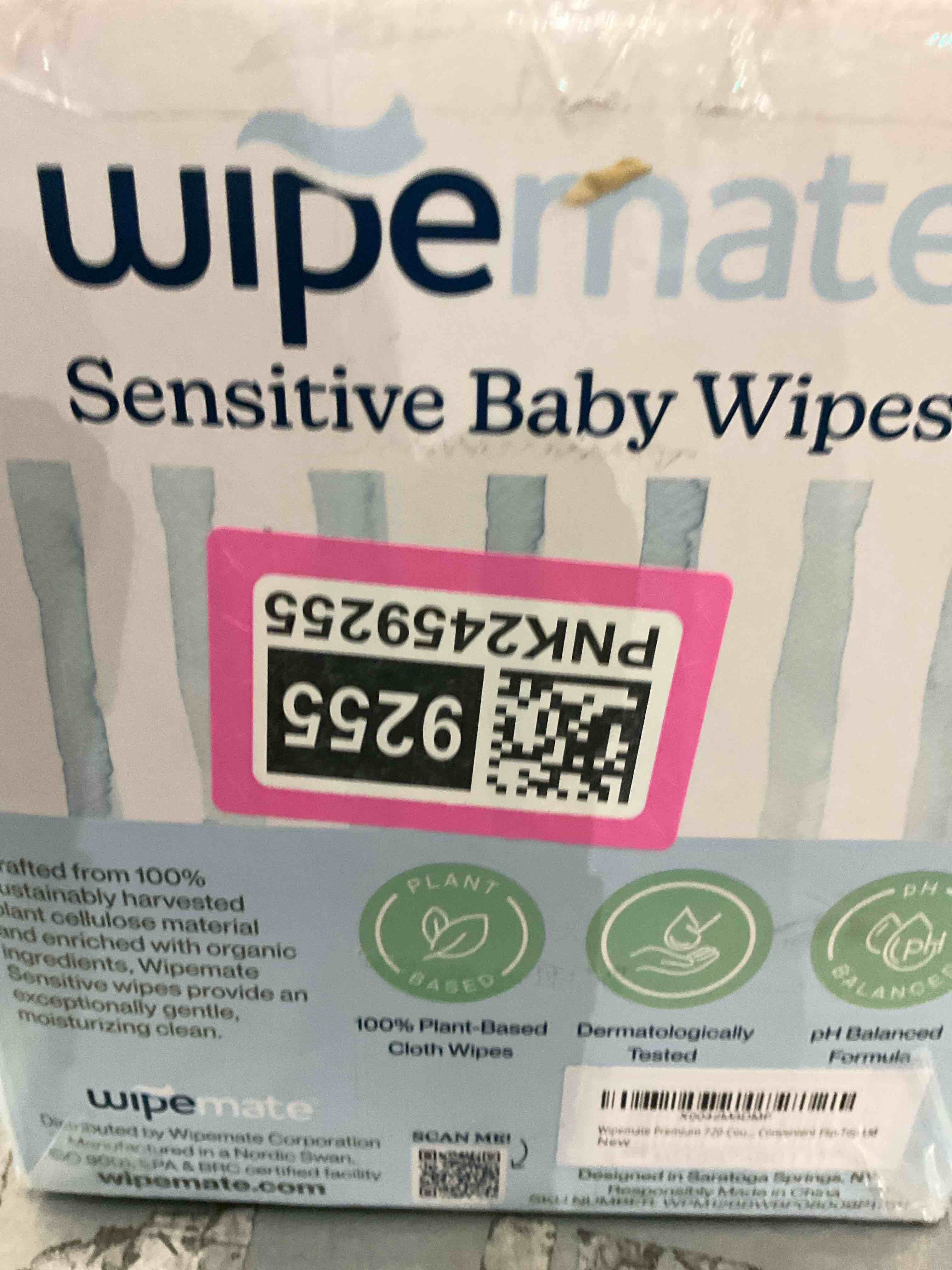 EWG-Verified Premium Baby Wipes, 99% Water-Based, Plastic-Free, Ultra-Soft Plant-Based Wipe, Chlorine/Alcohol-Free, pH-Balanced, Hypoallergenic Cruelty-Free with Durable Flip-Top Lid 720-ct
