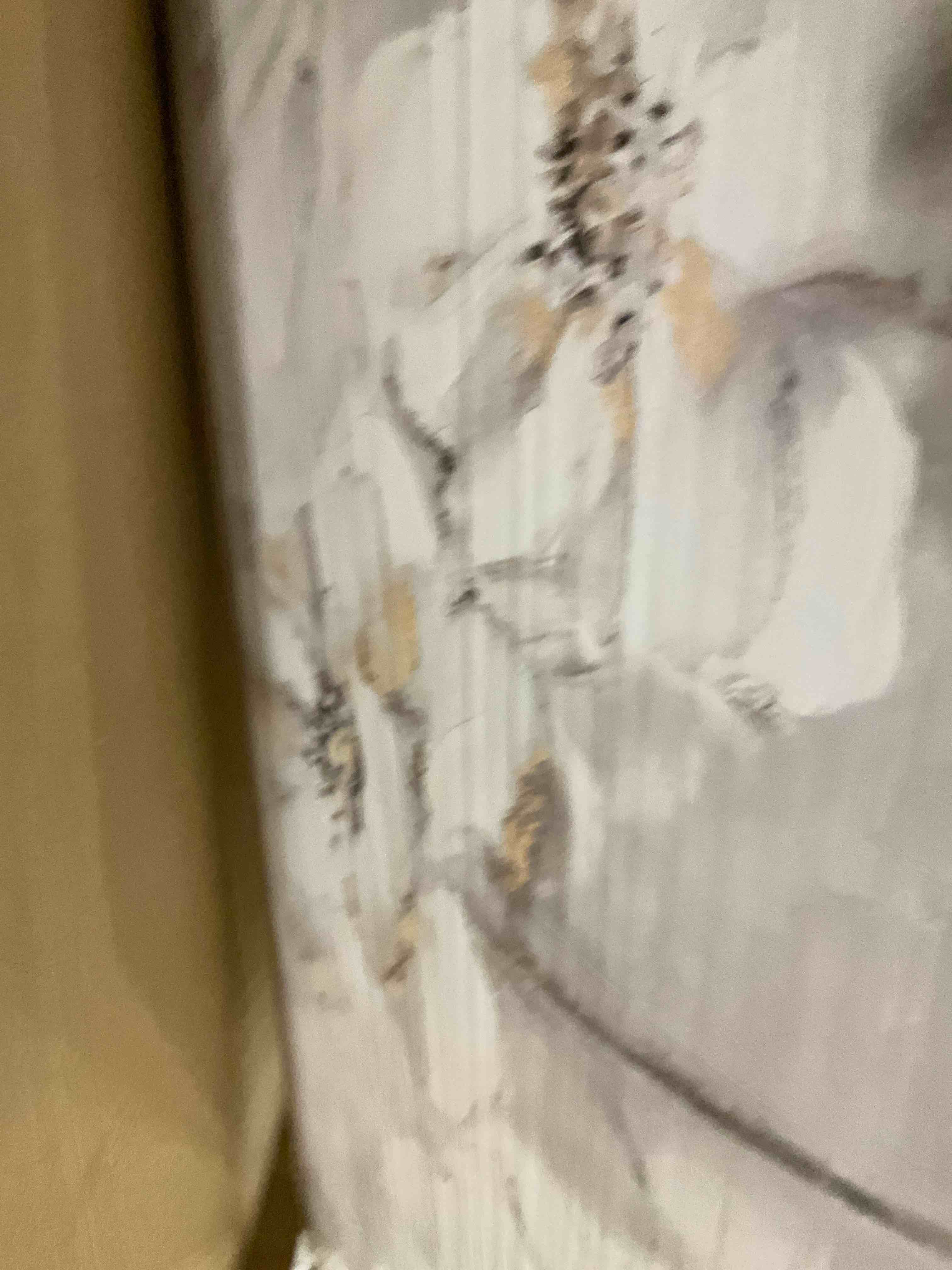 White Flower Contemporary Art for Living Room Wall Decor Traditional Ink Painting Abstract Artwork Modern Home Decor Painting Ready to Hang Bedroom Office Decorations 16Wx24H inches/40x60 cm