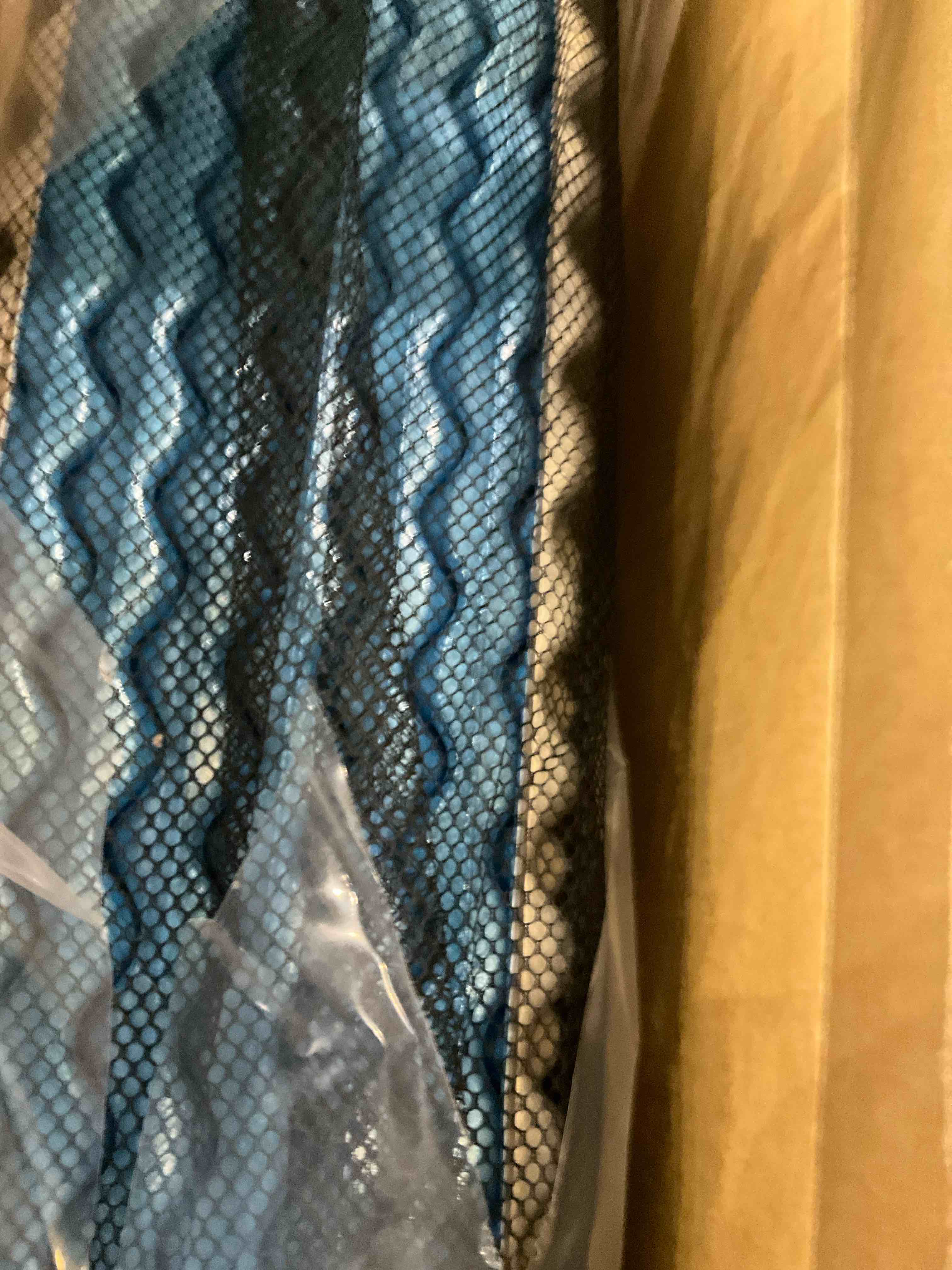 REDCAMP Closed Cell Foam Camping Sleeping Pad, 22" Wide Lightweight Folding Camping Pad for Hiking Backpacking, 72"x22"x0.75", Blue/Grey