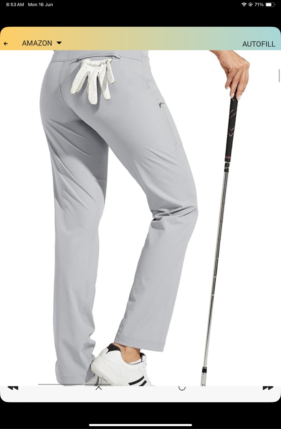 Willit Women's Golf Pants Hiking Pants Quick Dry Lightweight Outdoor Casual Pants with Pockets Water Resistant