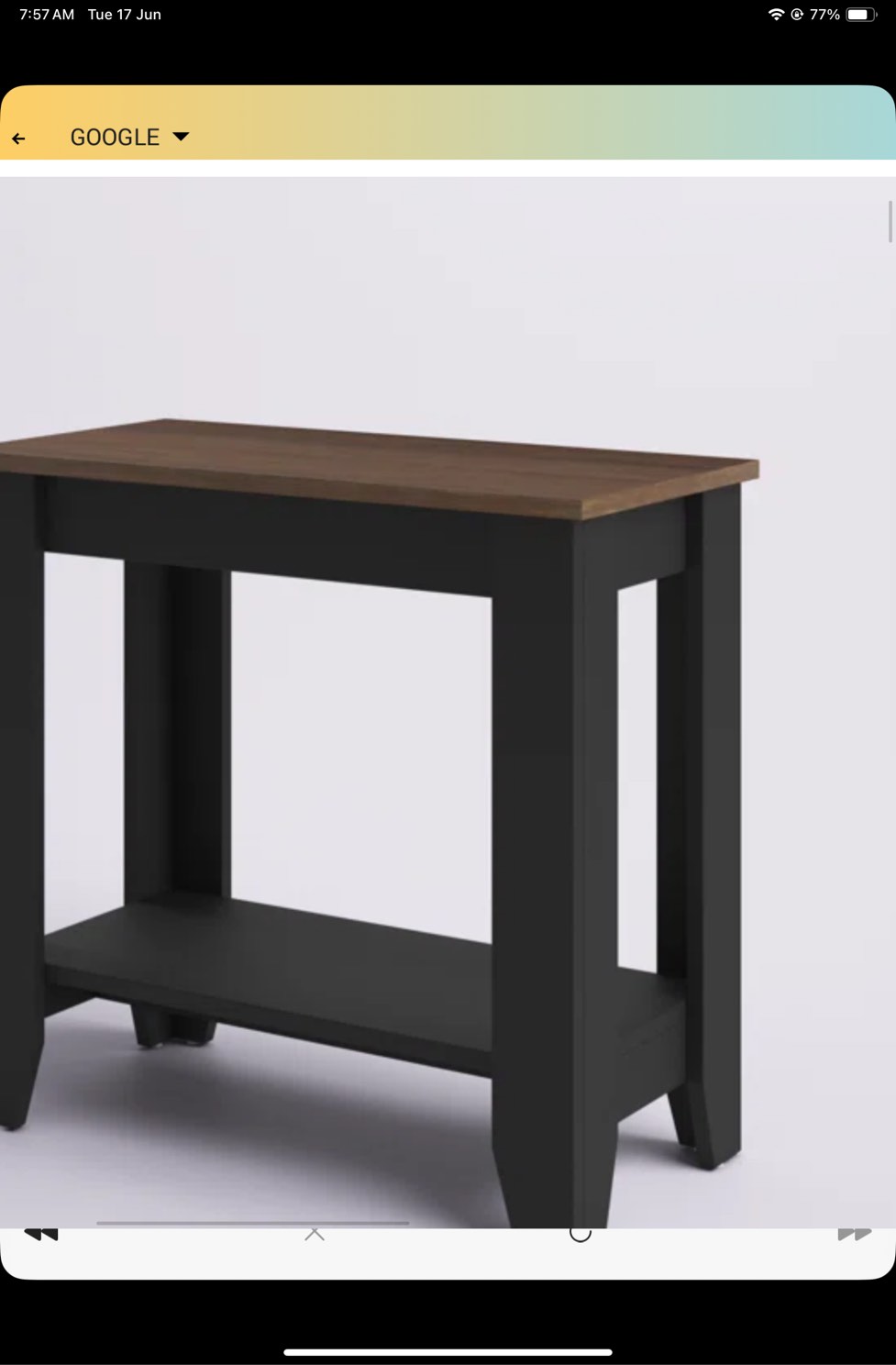 Weddel Basilico End Table with Storage
