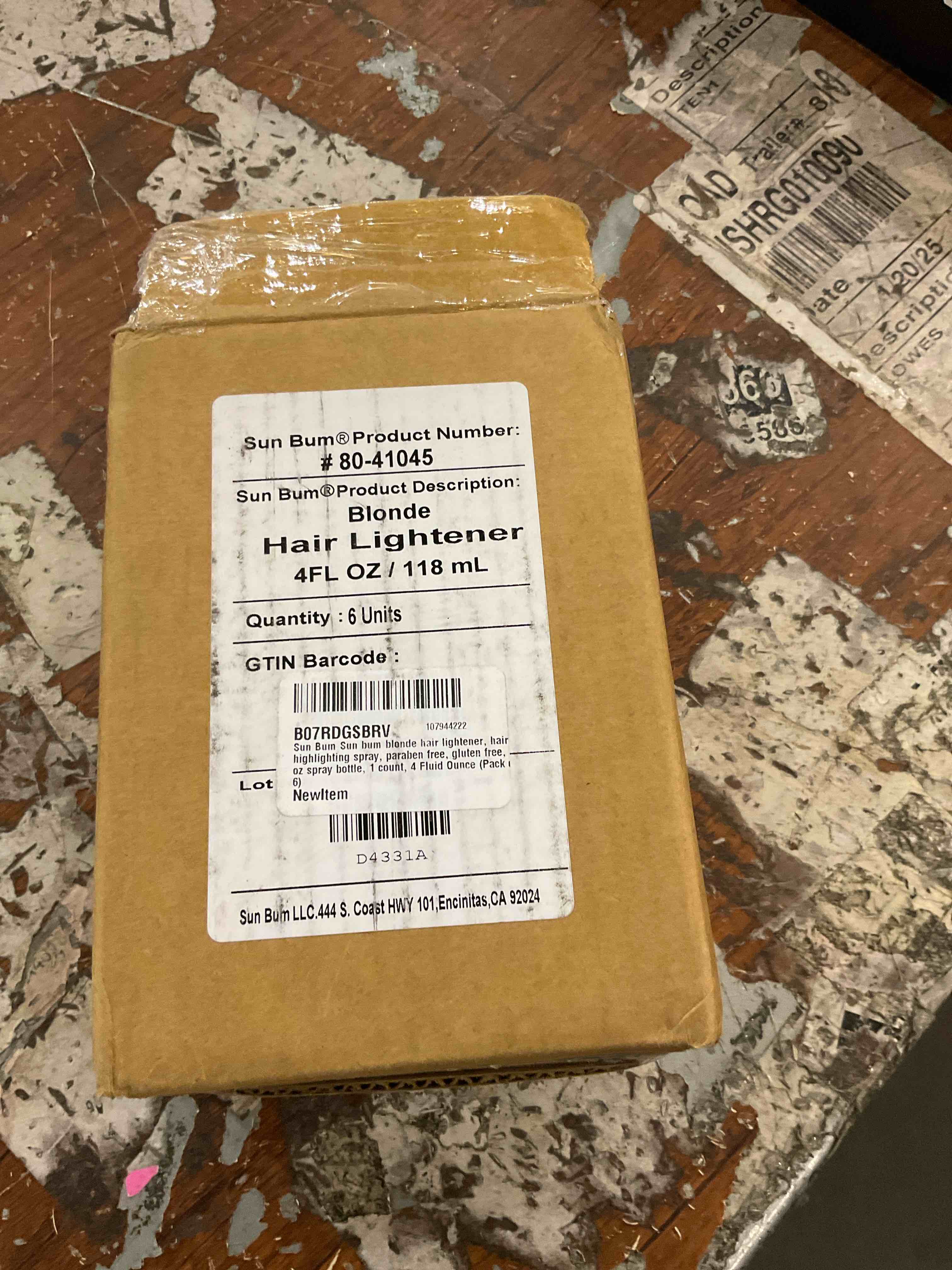 Sun Bum Sun bum blonde hair lightener, hair highlighting spray, paraben free, gluten free, 4 oz spra