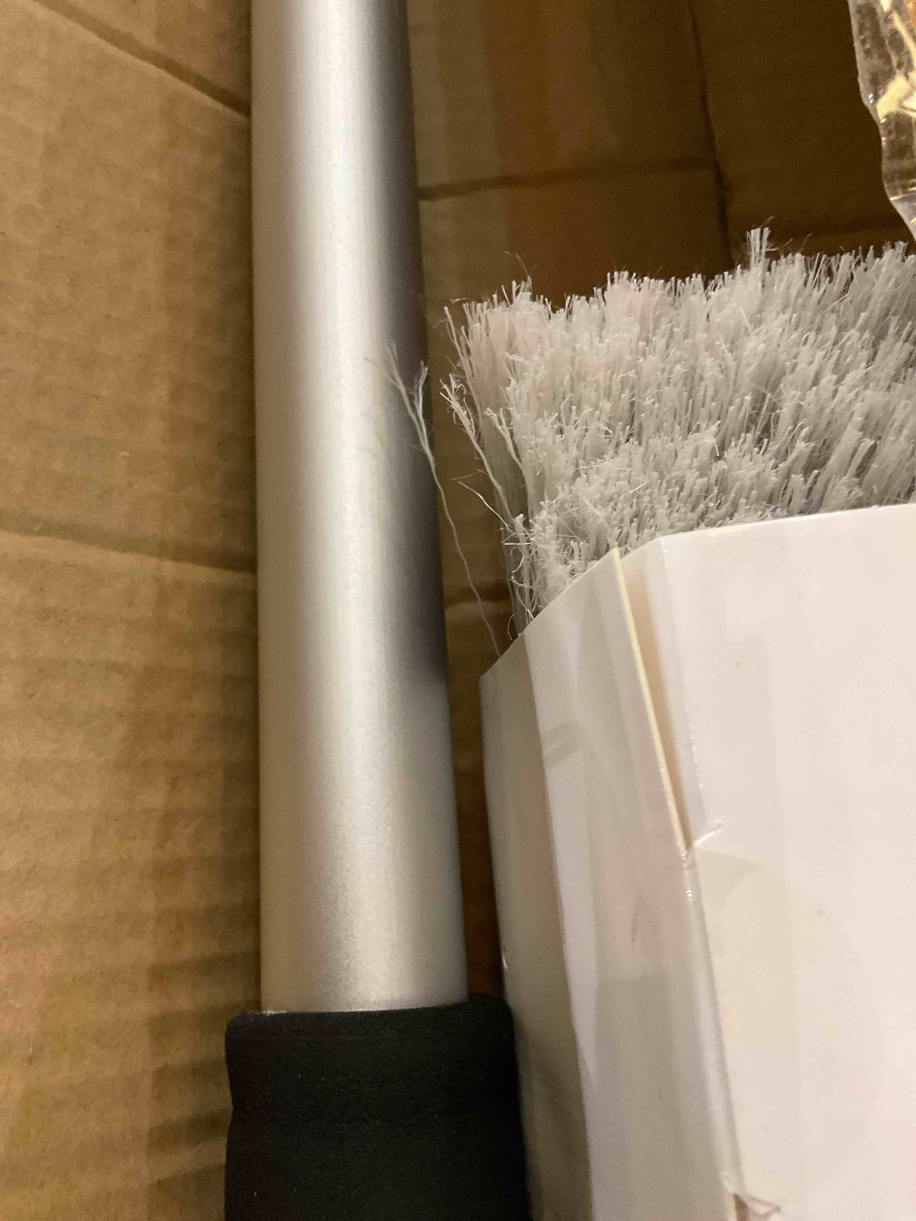 XDOVET 5-12FT Soft Bristled Car Wash Brush with Aluminum Telescopic Rod for Cleaning RV Floors, Boat Solar Panels, Bumper Scratch Resistant Car Wash Brush