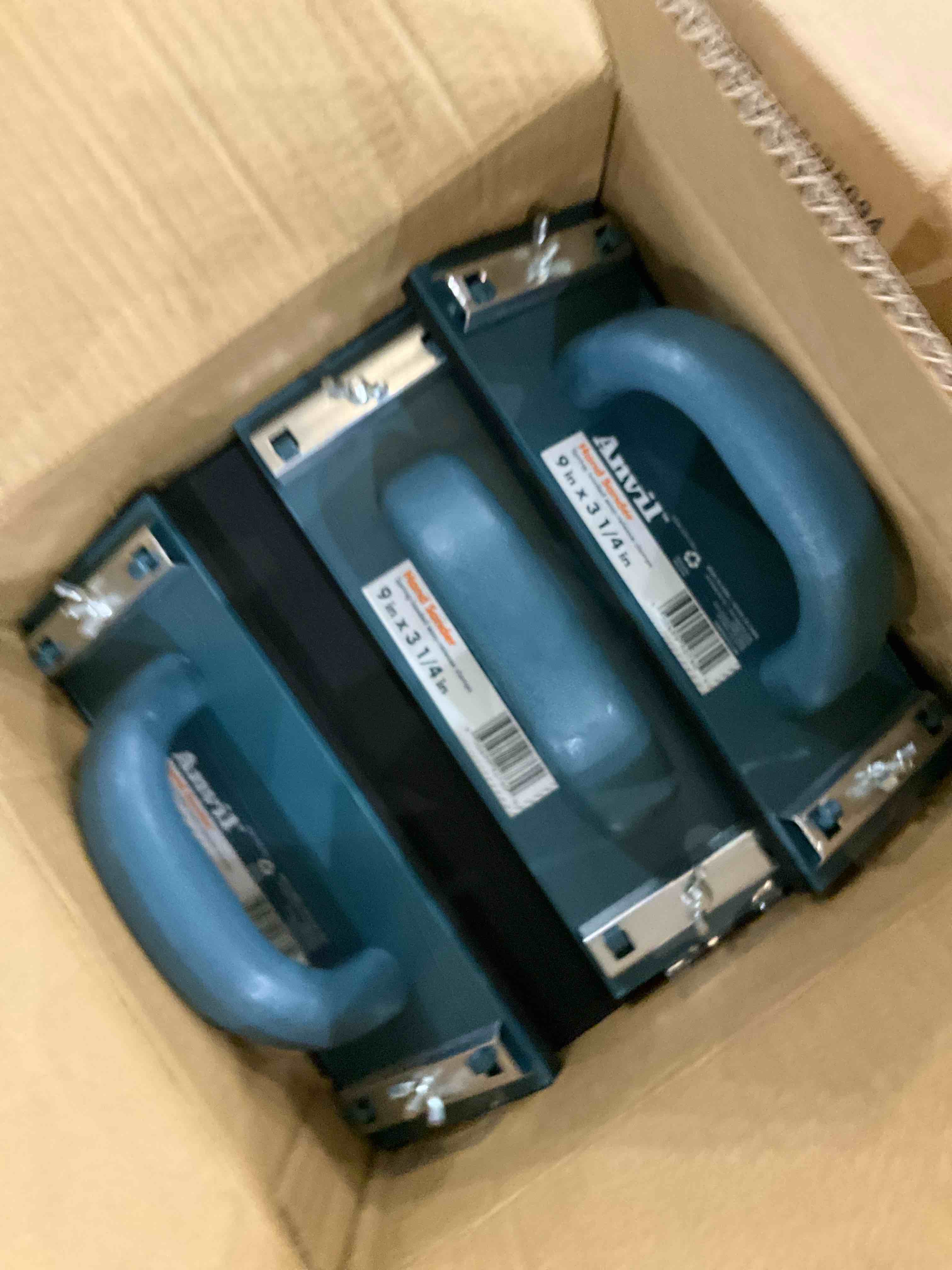 Anvil hand sander - plastic