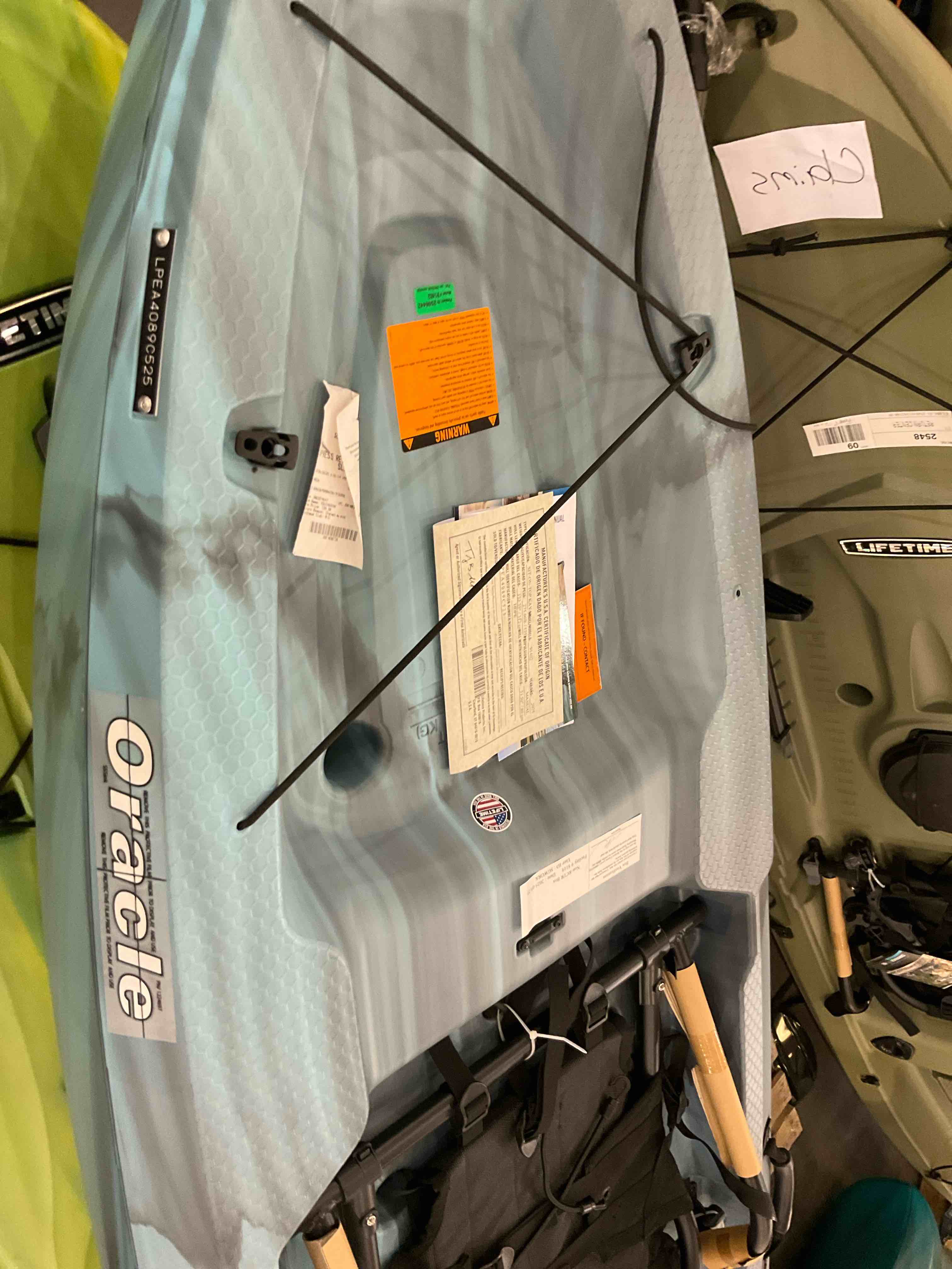 Oracle blue lifetime kayak 