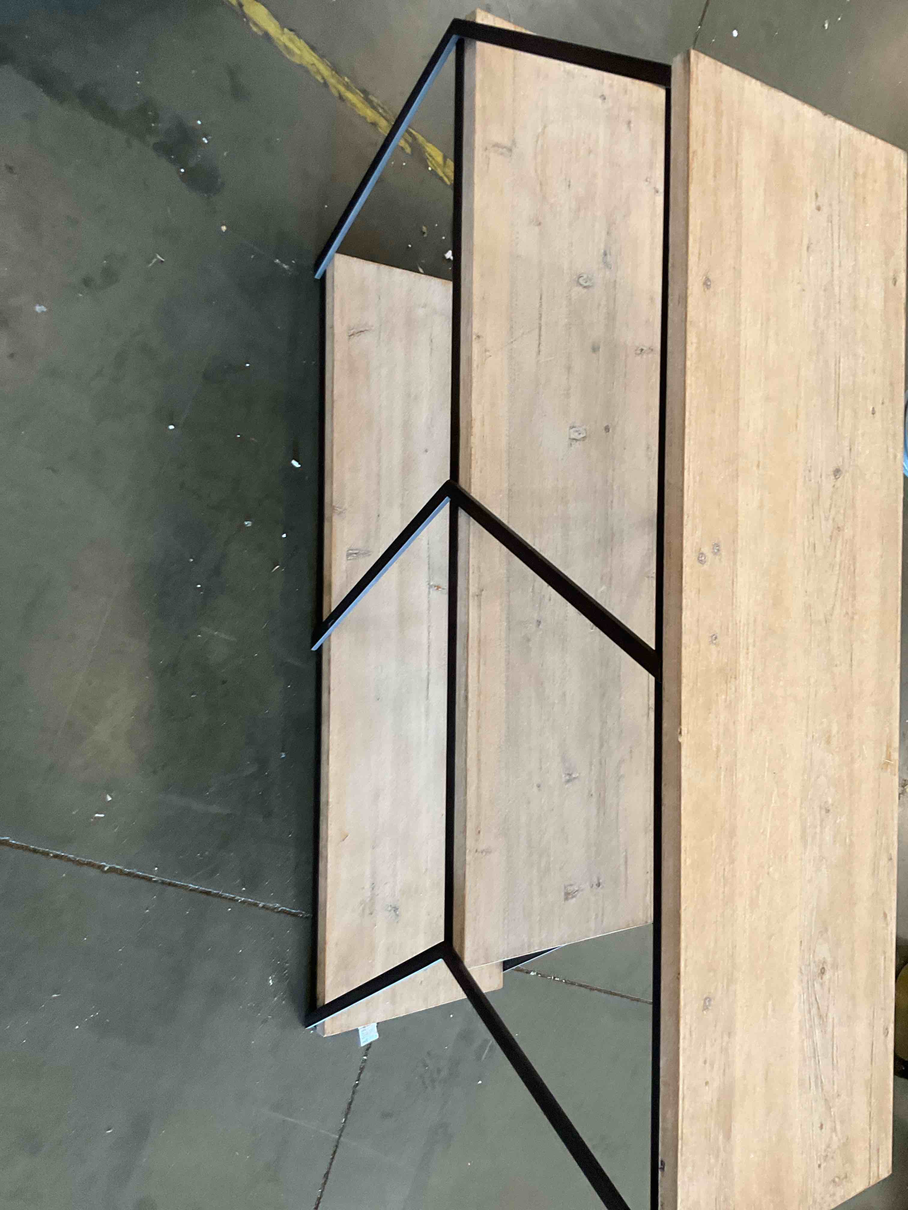 3 layer console table 