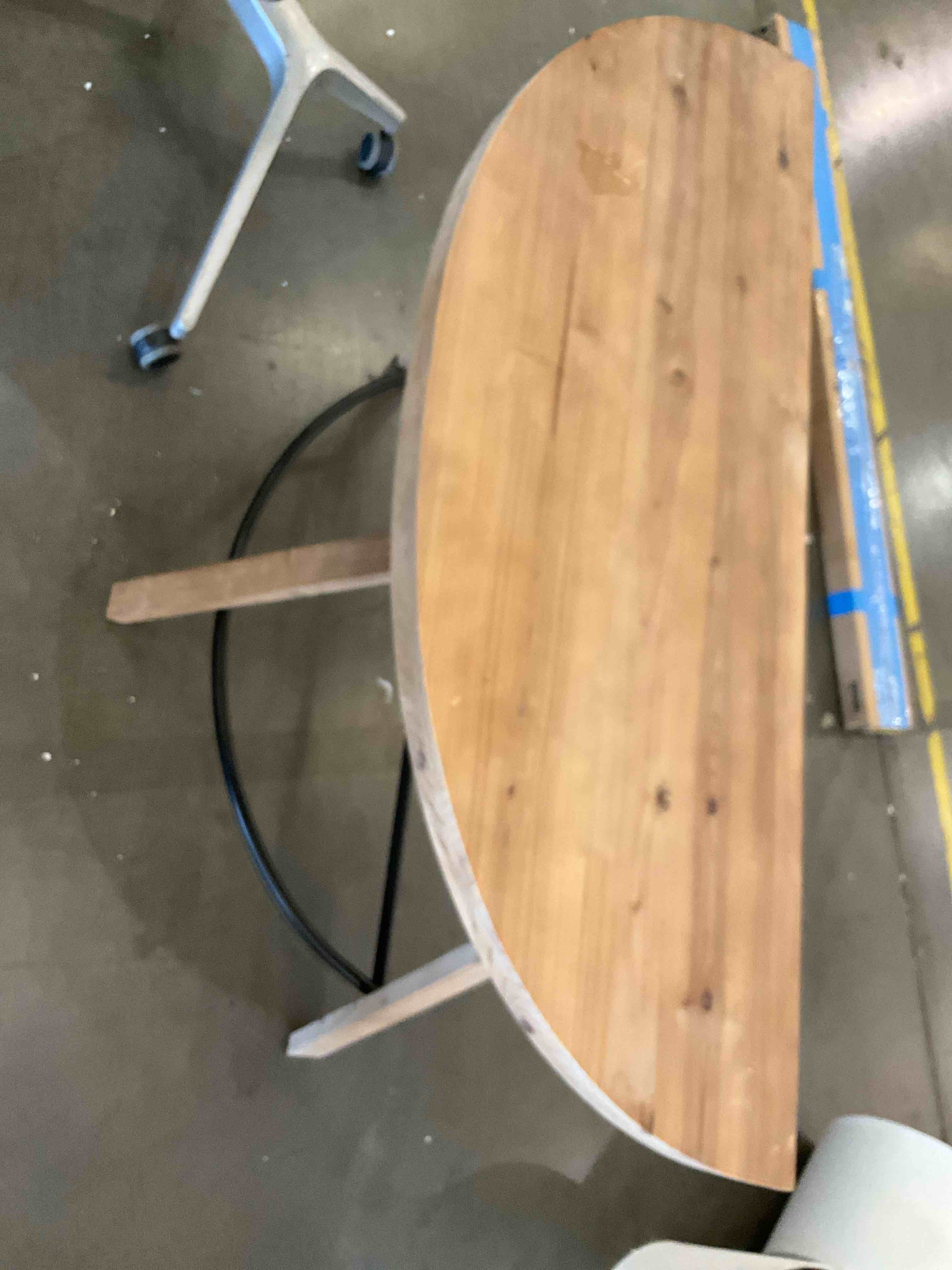 half wood table for living room 