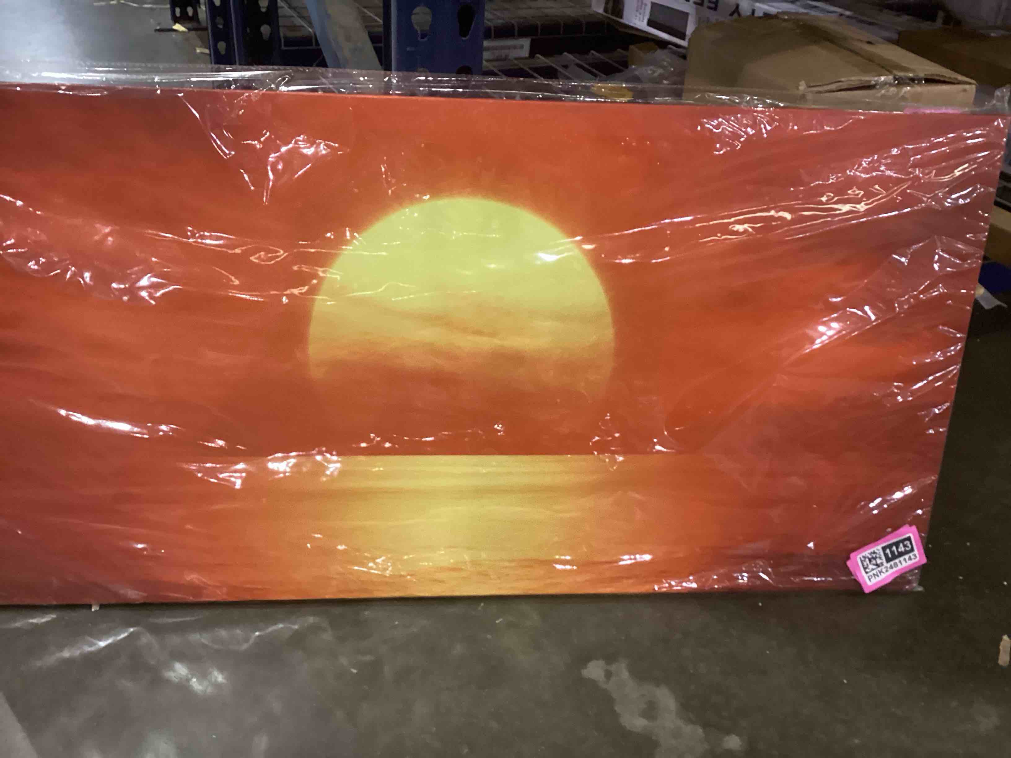 wall art canvas sunset 