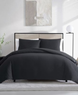 Vera wang Waffle Pique Cotton 3 Piece Comforter Set, King