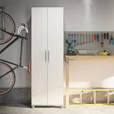 SystemBuild Evolution Camberly Tall Asymmetrical Cabinet, Ivory Oak
