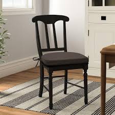 chair cushions black 4 pack 