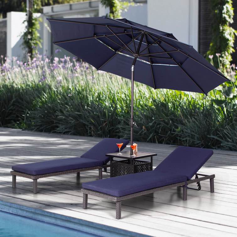 Alyah 120'' Tilt Market Umbrella