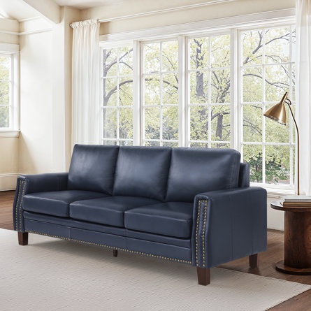 (incomplete box 1 of 2)Sampson Sofa-1B Upholstery Color: Navy