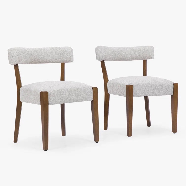 Newly Designed Mid-Century Modern Upholstered Wooden Kitchen Dining Chairs