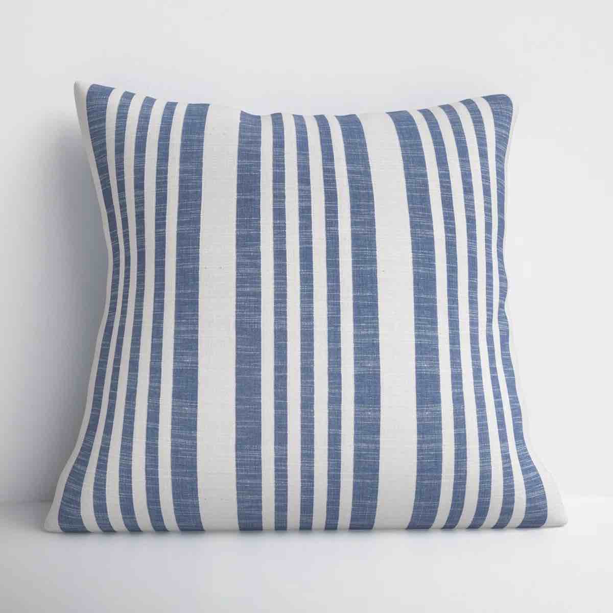 Elwen Striped Cotton Throw Pillow