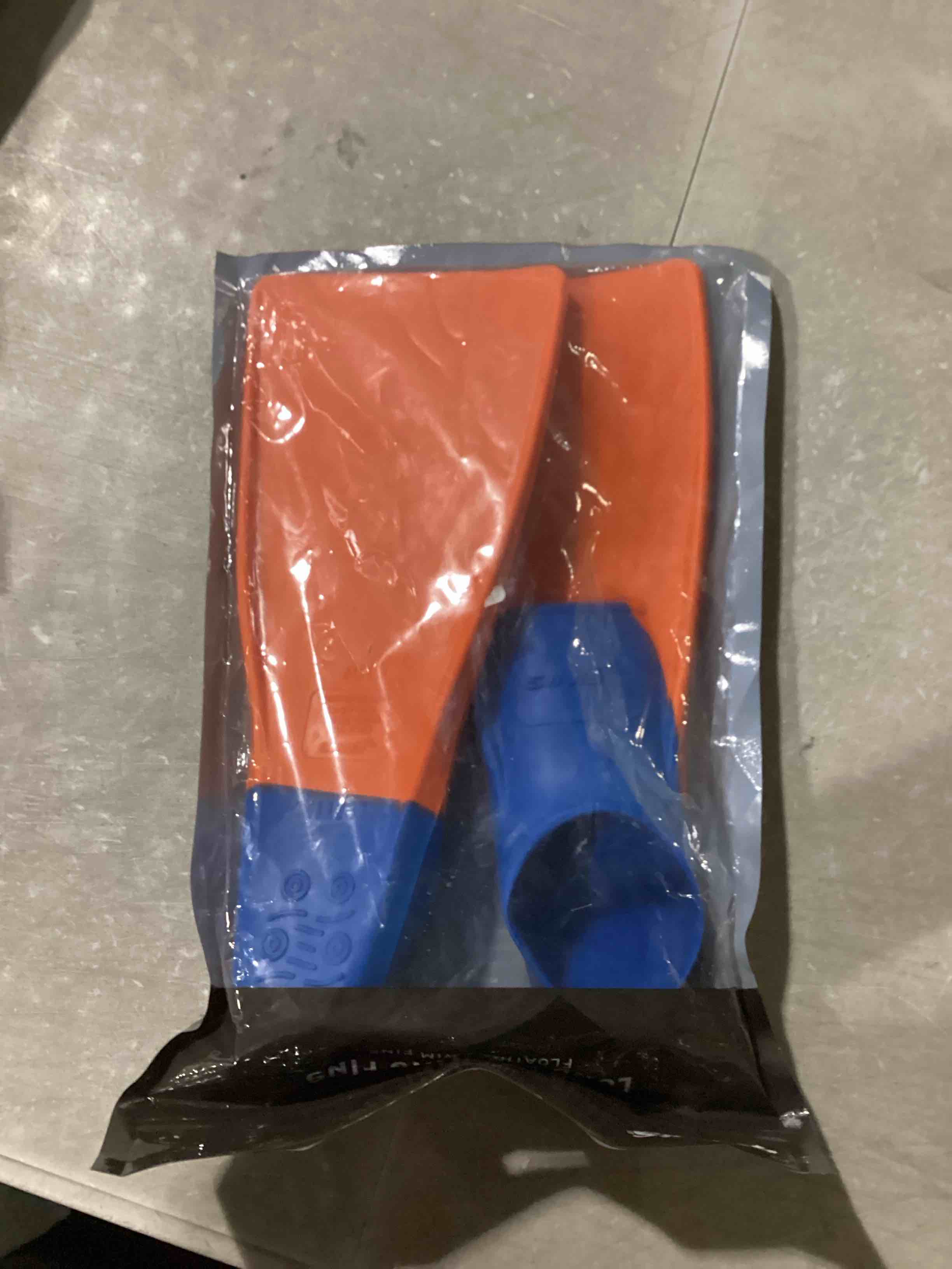 Condition photo showing Brand New for SIZE 5-7 FINIS Long Floating Fins - Swimming Fins for Men Women and Kids - Swim Flippers to Improve Body Alignment - Swim Fins for Swimming Accessories - Adult M (Male 5-7/Female 6-8) Red/Blue