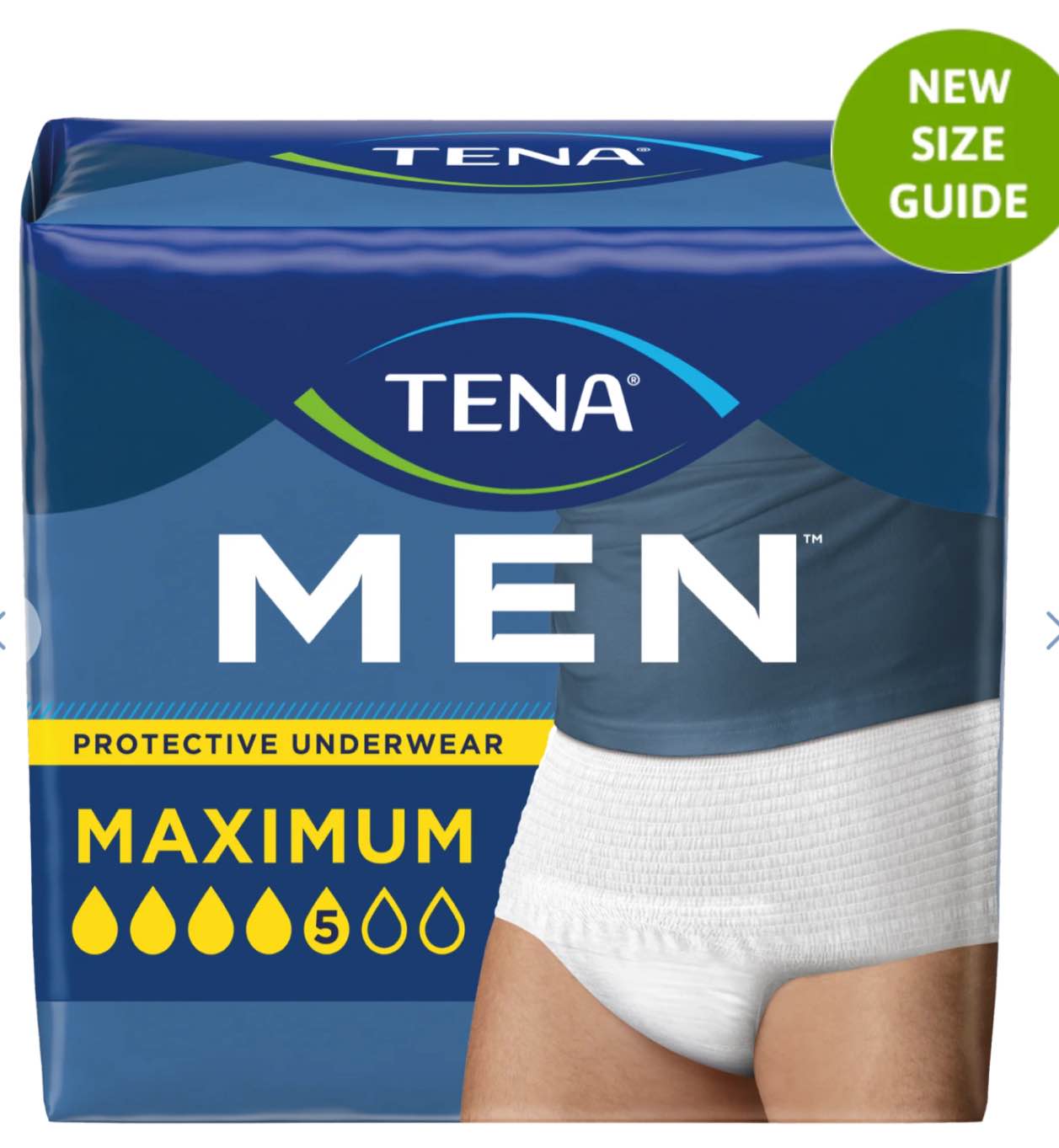 SIZE 5 TENA Men Protective Underwear Maximum