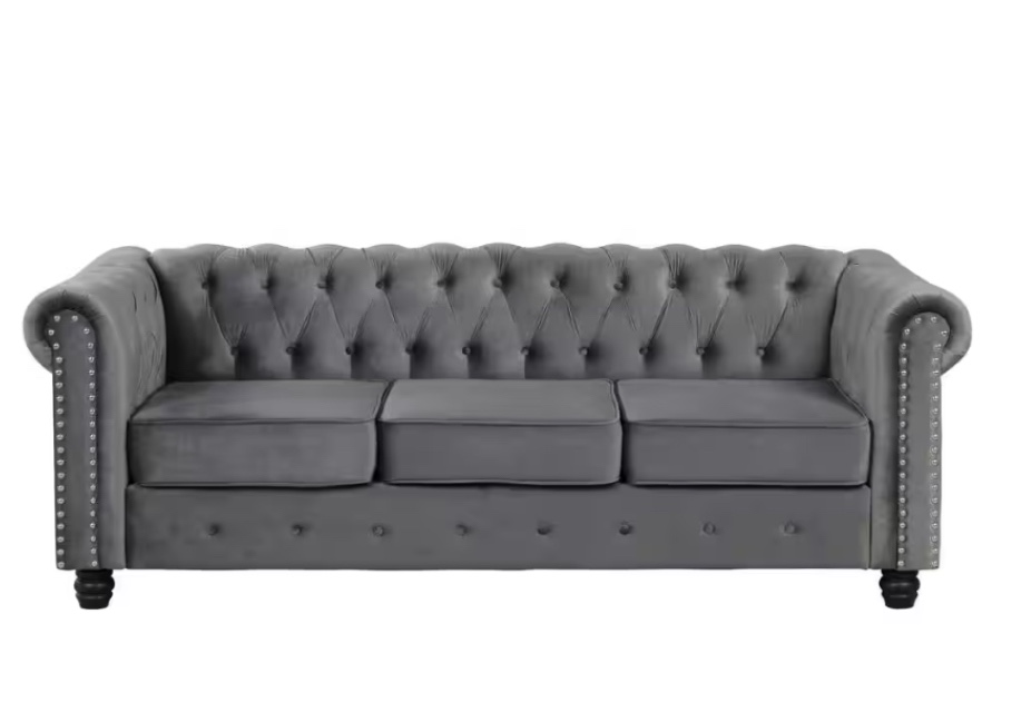 (incomplete)8705-Sofa-SEAT FRAME+CUSHION 8705-S1-V-Grey