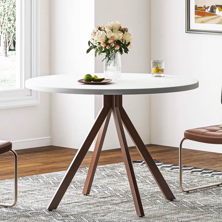 Breshia 39.4" Pedestal Dining Table