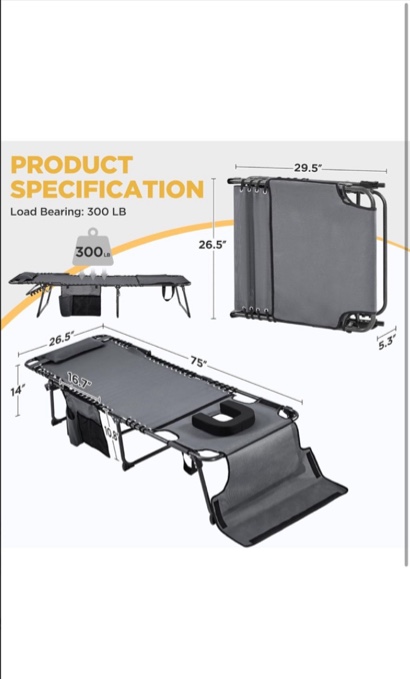 Tanning Chase With Face Hole 593100