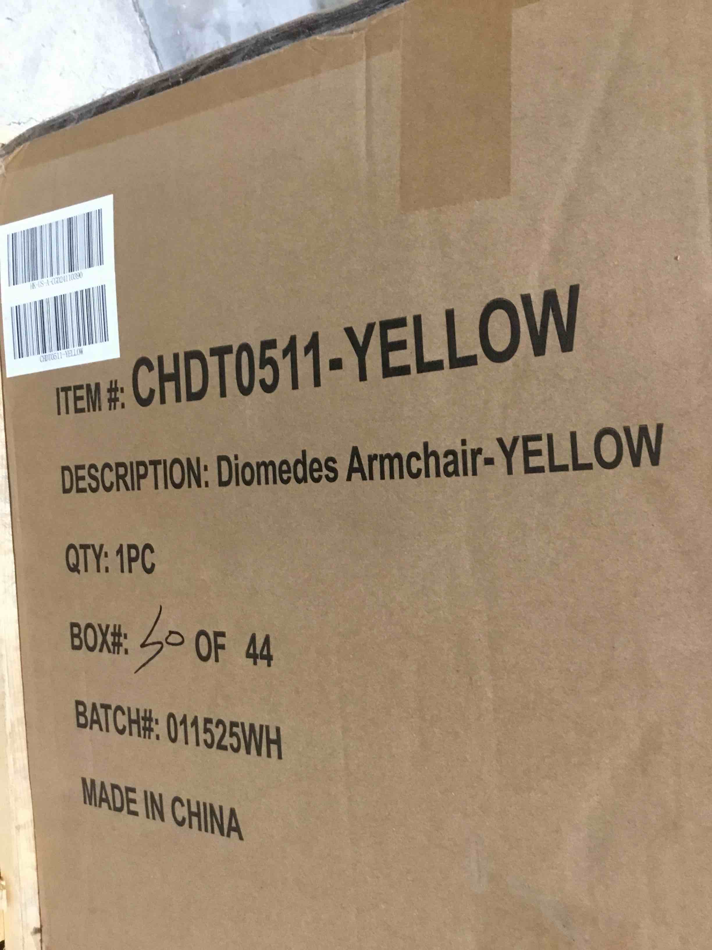 Yaheetech Mid-Century Accent Chairs, Modern Upholstered Living Room Chair, Cozy Armchair Button Tufted Back and Wood Legs for Bedroom/Office/Cafe, Yellow