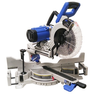  Kobalt 10-in 15-Amp Dual Bevel Sliding Compound Corded Miter Saw with Laser Guide