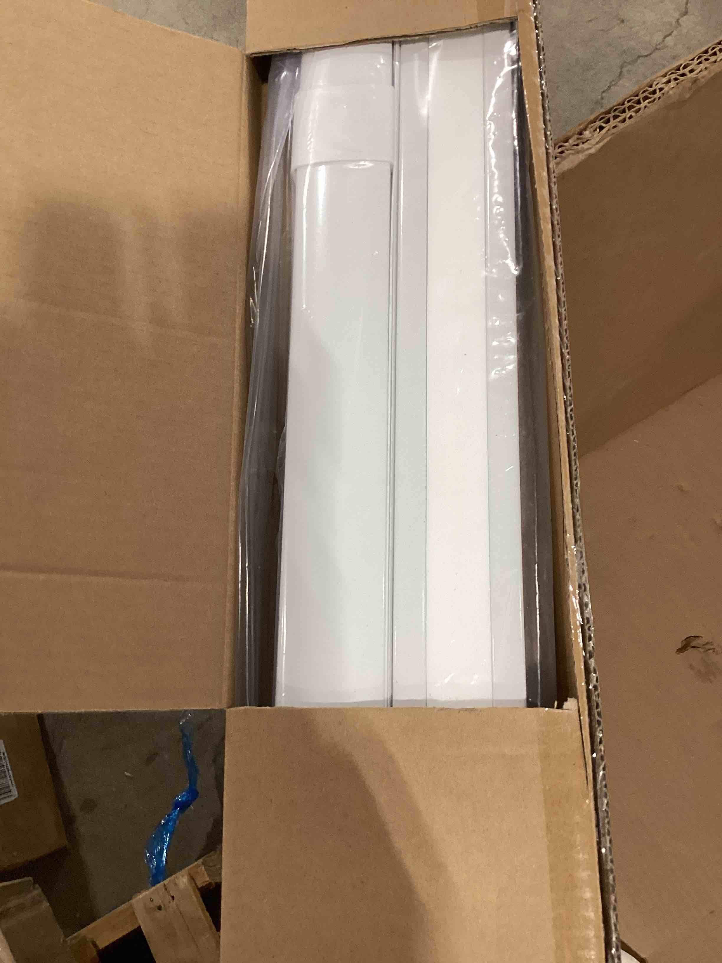 Condition photo showing As Is for LazBlinds No Tools No Drill Cordless Cellular Shades, Top Down Bottom Up (TDBU) Honeycomb Shades for Home, Light Filtering Thermal Insulation Blinds for Windows, 22" W x 48" H, White Light Filtering - White 22" W x 48" H