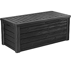 Balconera 260 Gallons Water Resistant Resin Lockable Deck Box