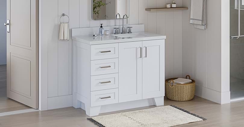 balconera 42'' single bathroom vanity with sink set