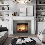 lenwood traditional wood fireplace mantel surround kit includes wooden mantel surround & shelf