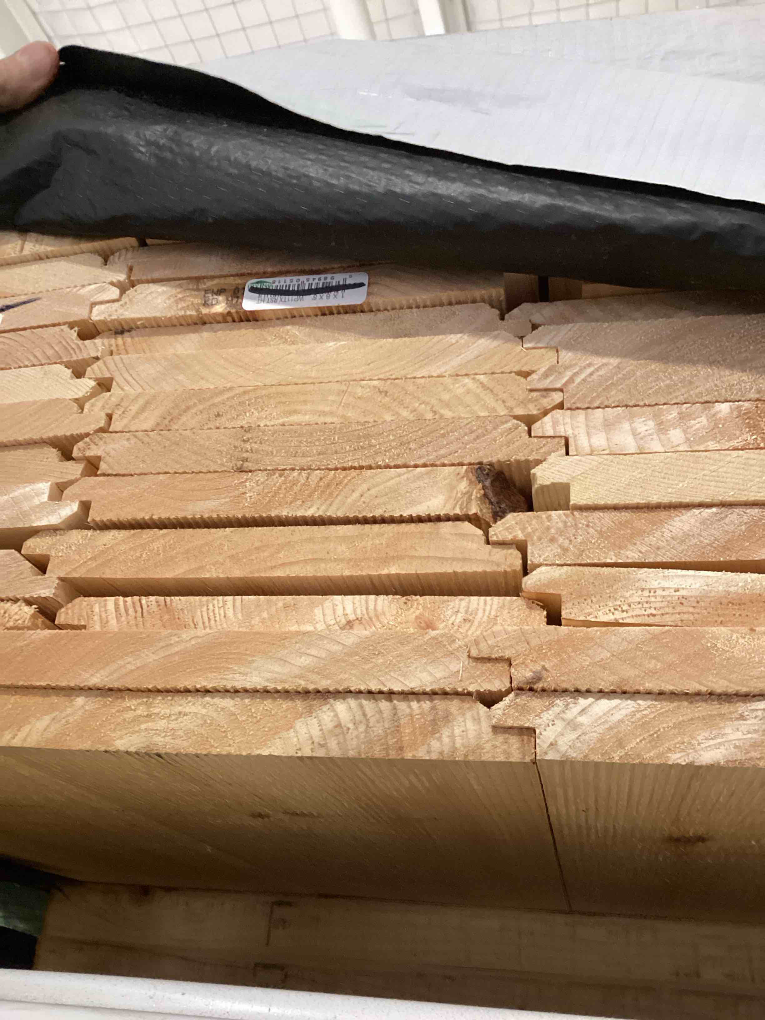 Building Materials, Shiplap, EWP 96” L x 7” W x 1”H 