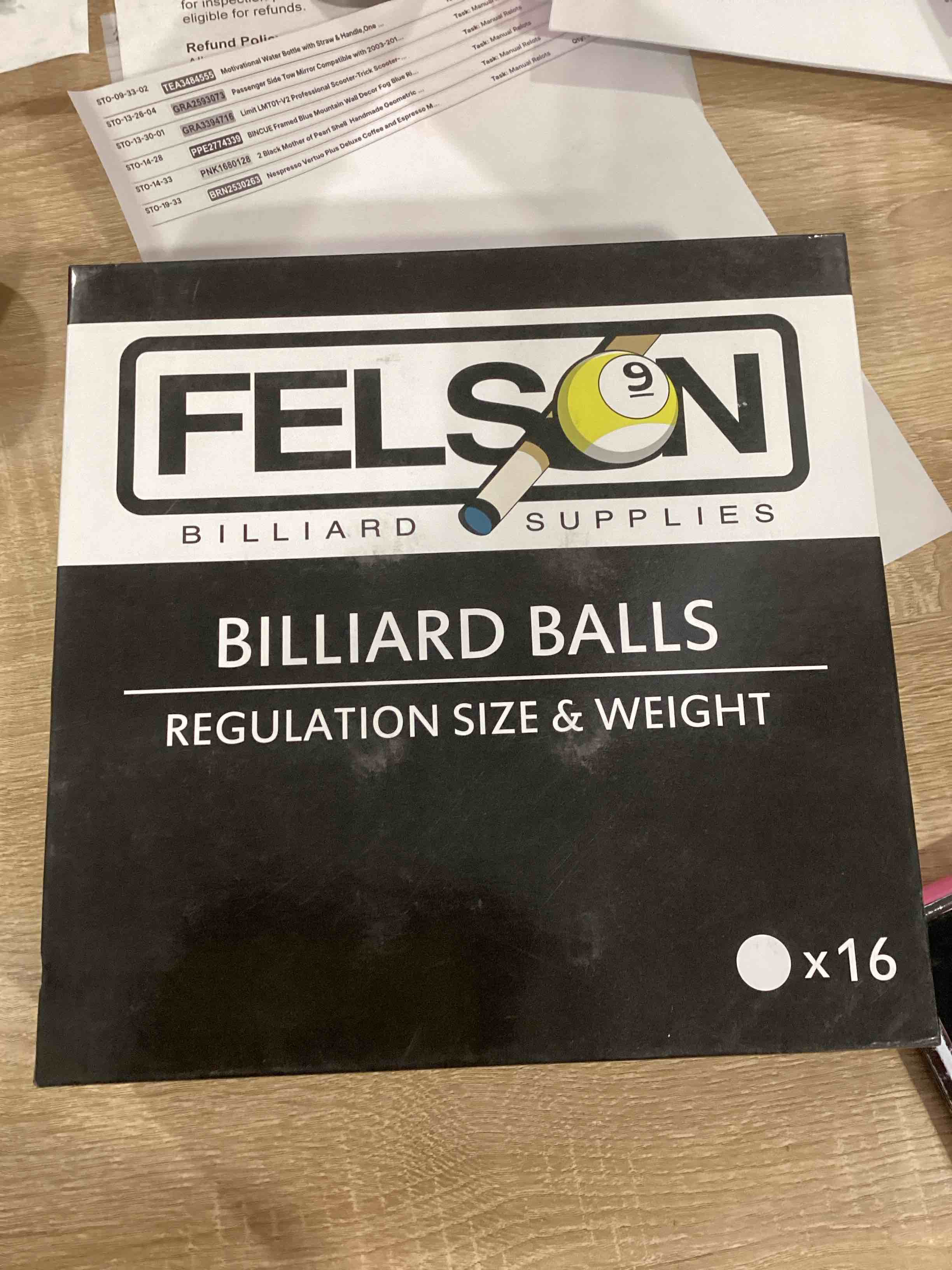 felson billard balls