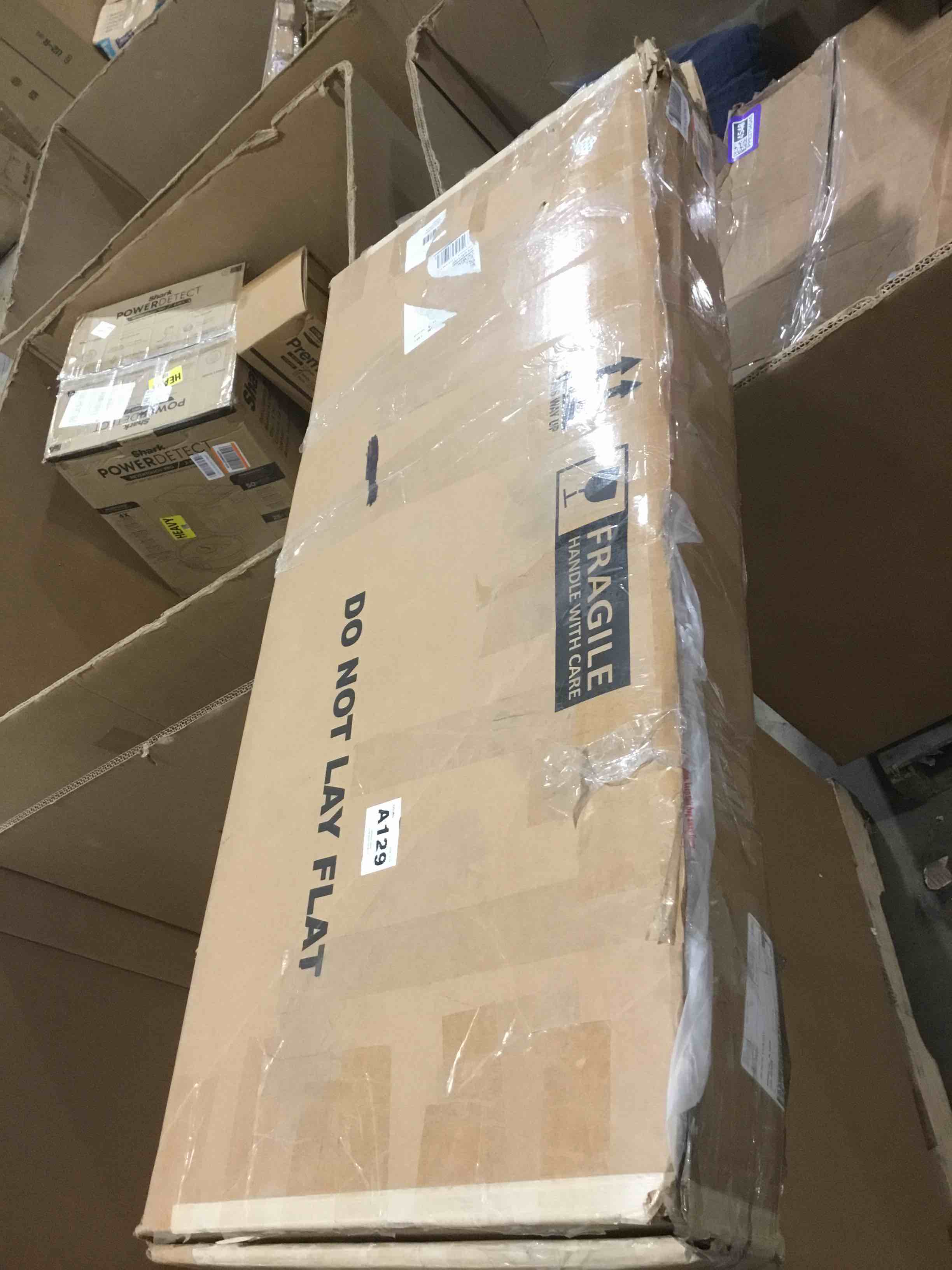 Condition photo showing As Is for Sweetcrispy Dining Chairs Set of 4, Upholstered Fabric Kitchen Room Chairs Mid Century Modern High-End Dining Room Side Chairs with Nailhead Trim and Wood Legs for Bedroom, Living Room, Beige