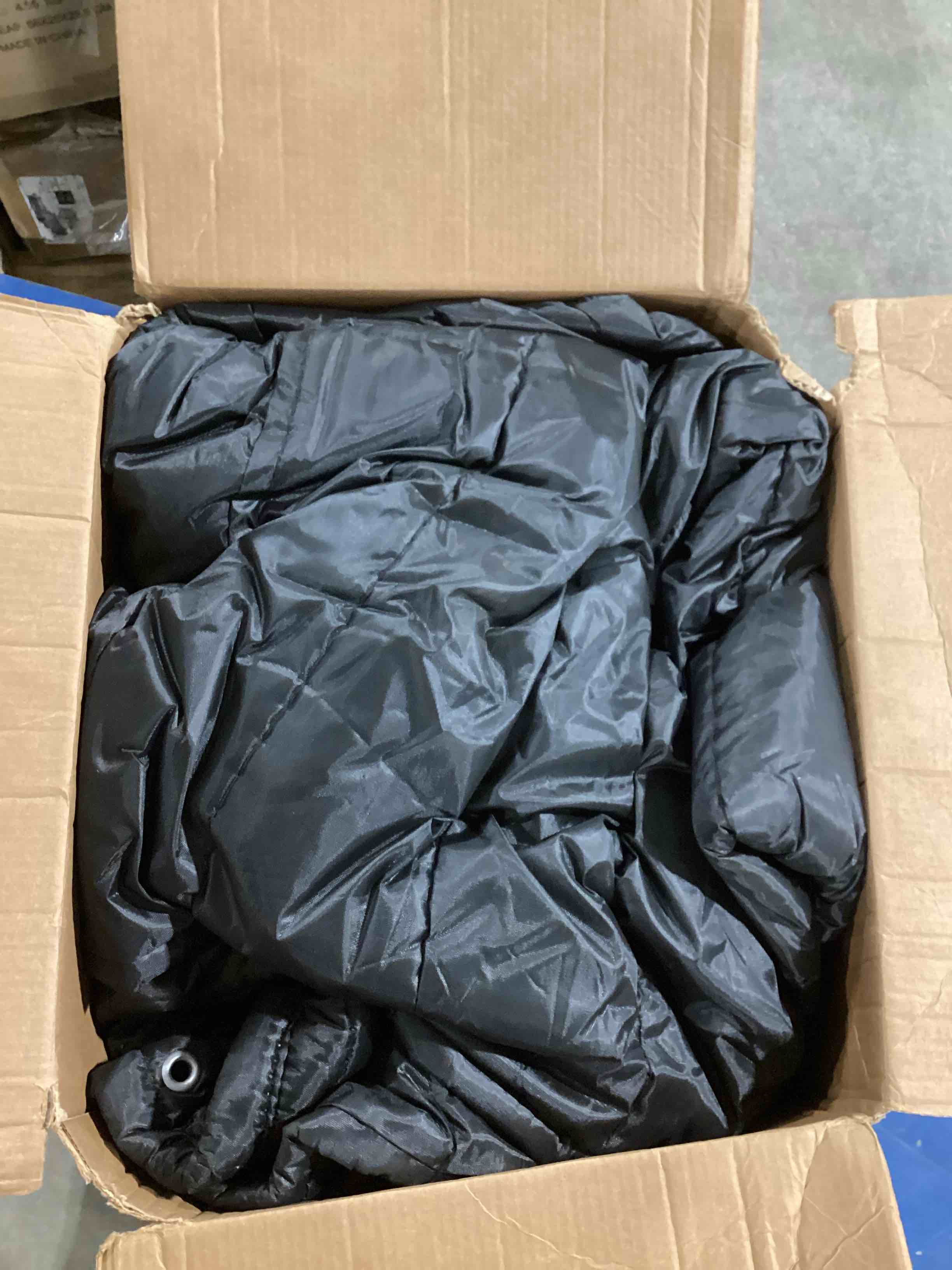Condition photo showing As Is for US Cargo Control Sound Dampening Blanket with Grommets Large Acoustic Blanket for Wall Hanging, Windows & Curtains, Machine Washable, 