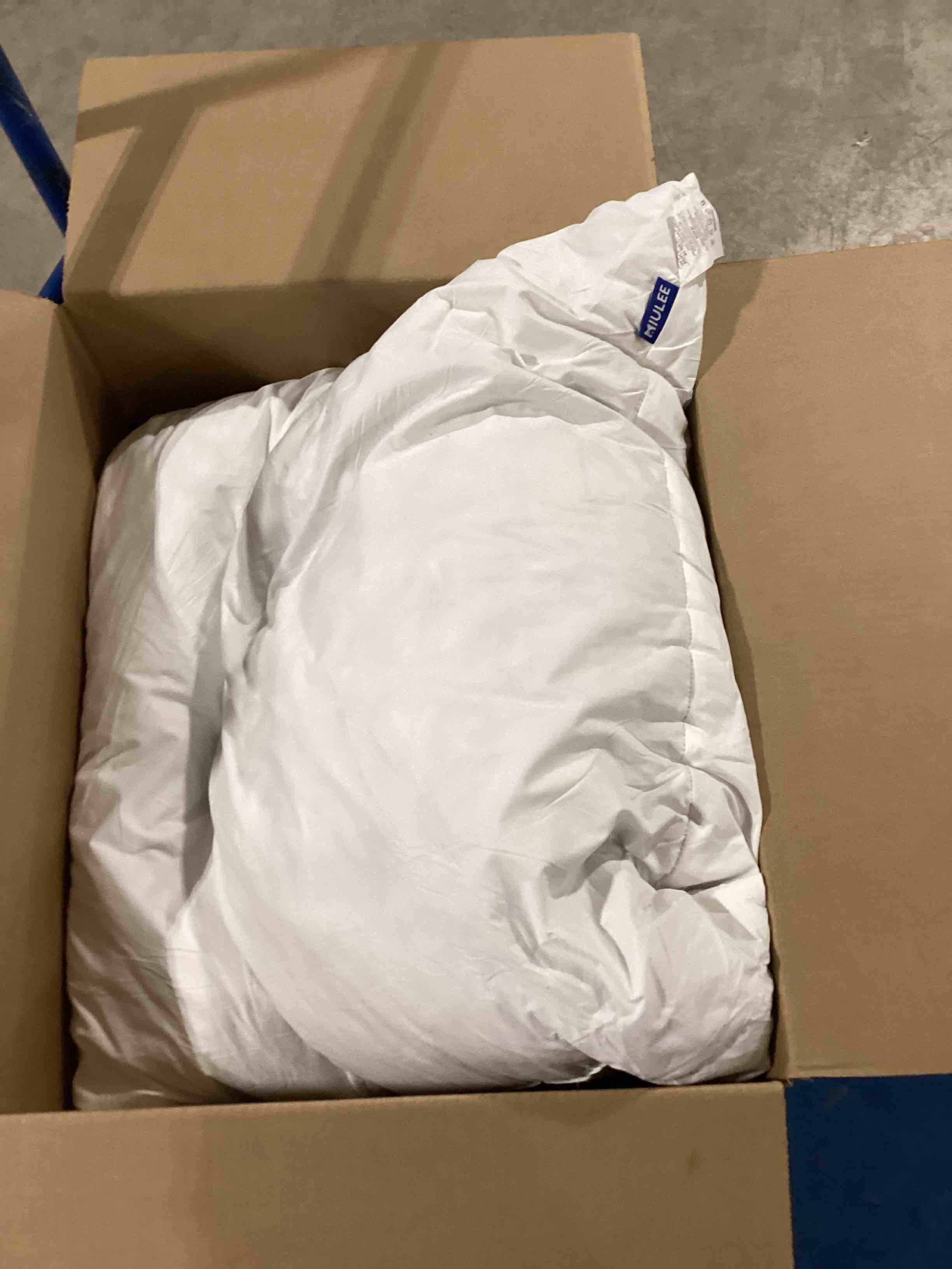 Condition photo showing Good Condition for MIULEE Feather Pillow Insert 30x30, Decorative Down Feather Fluffy Throw Pillow Cotton Fabric for Living Room Sofa Bed