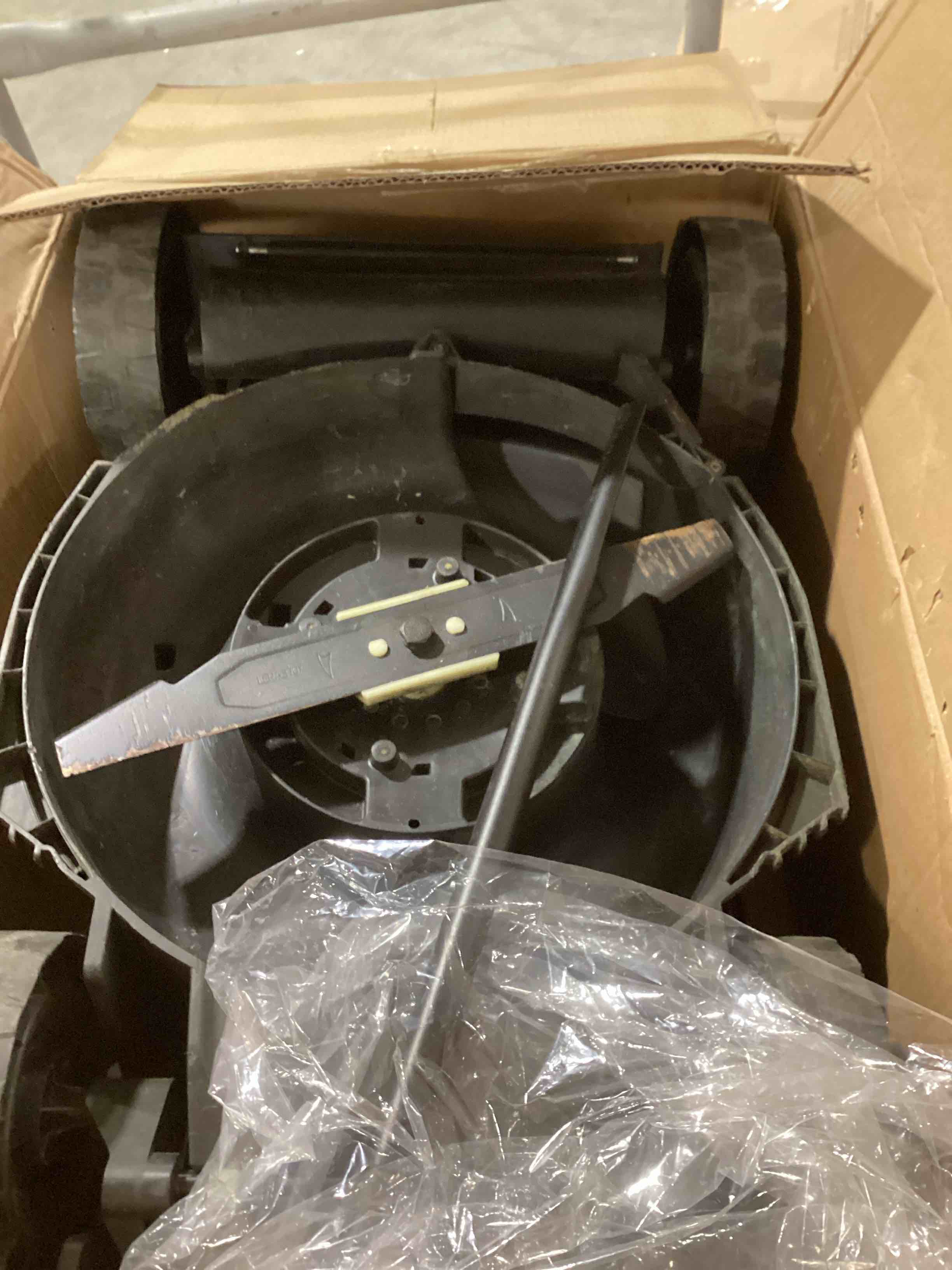 Condition photo showing Good Condition for Litheli 40V (2 x 20V) 16" Electric Lawn Mower Cordless, Walk Behind Lawn Mower with 6-Height Adjust, Portable & Lightweight Push Battery Powered Lawn Mower